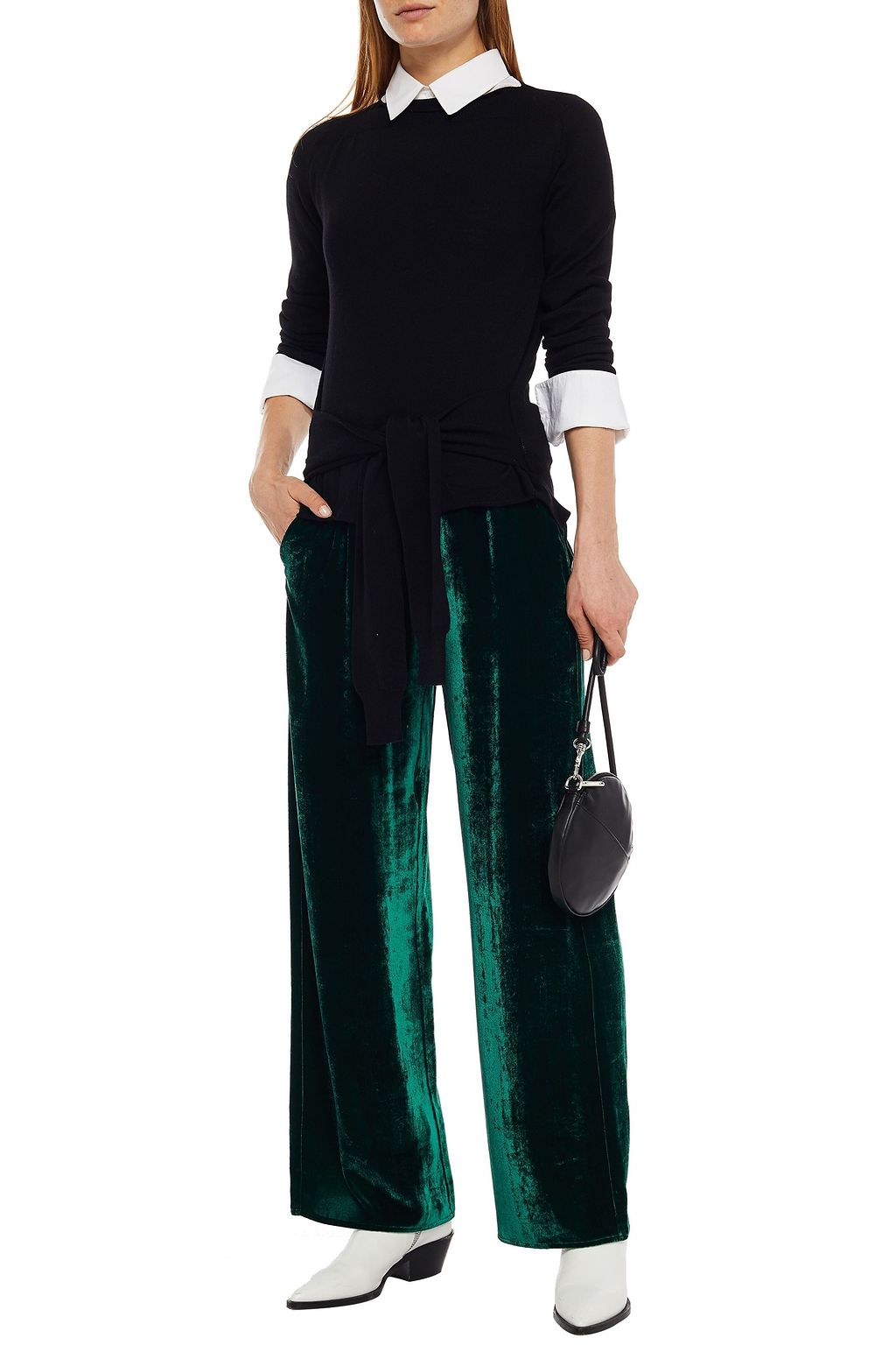 MM6 MAISON MARGIELA Knotted mélange wool sweater