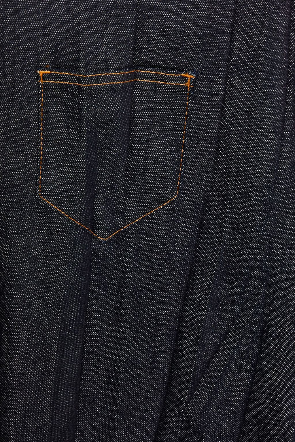 MM6 MAISON MARGIELA Oversized crinkled denim shirt