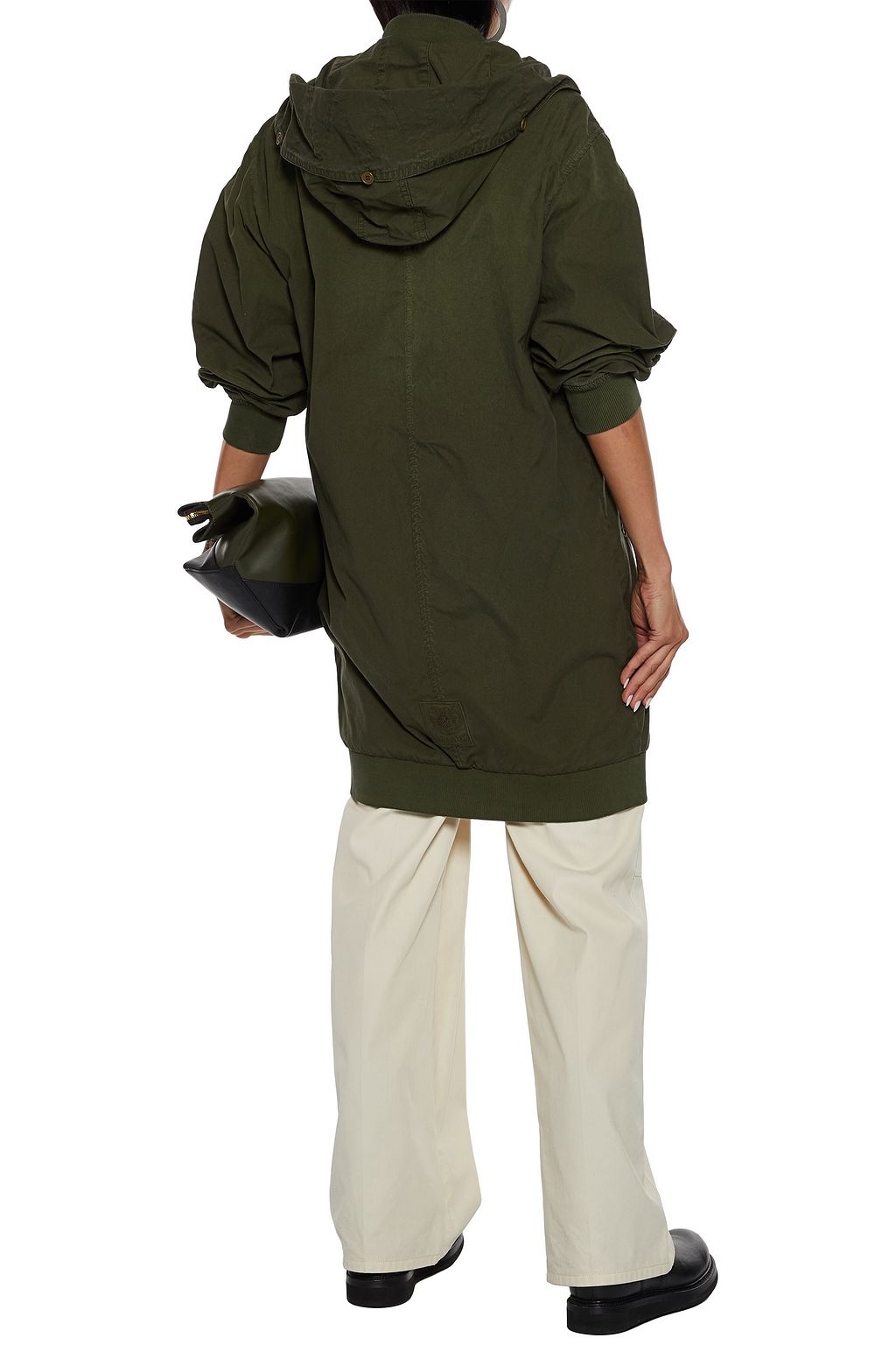 MR & MRS ITALY Cotton-blend canvas hooded parka