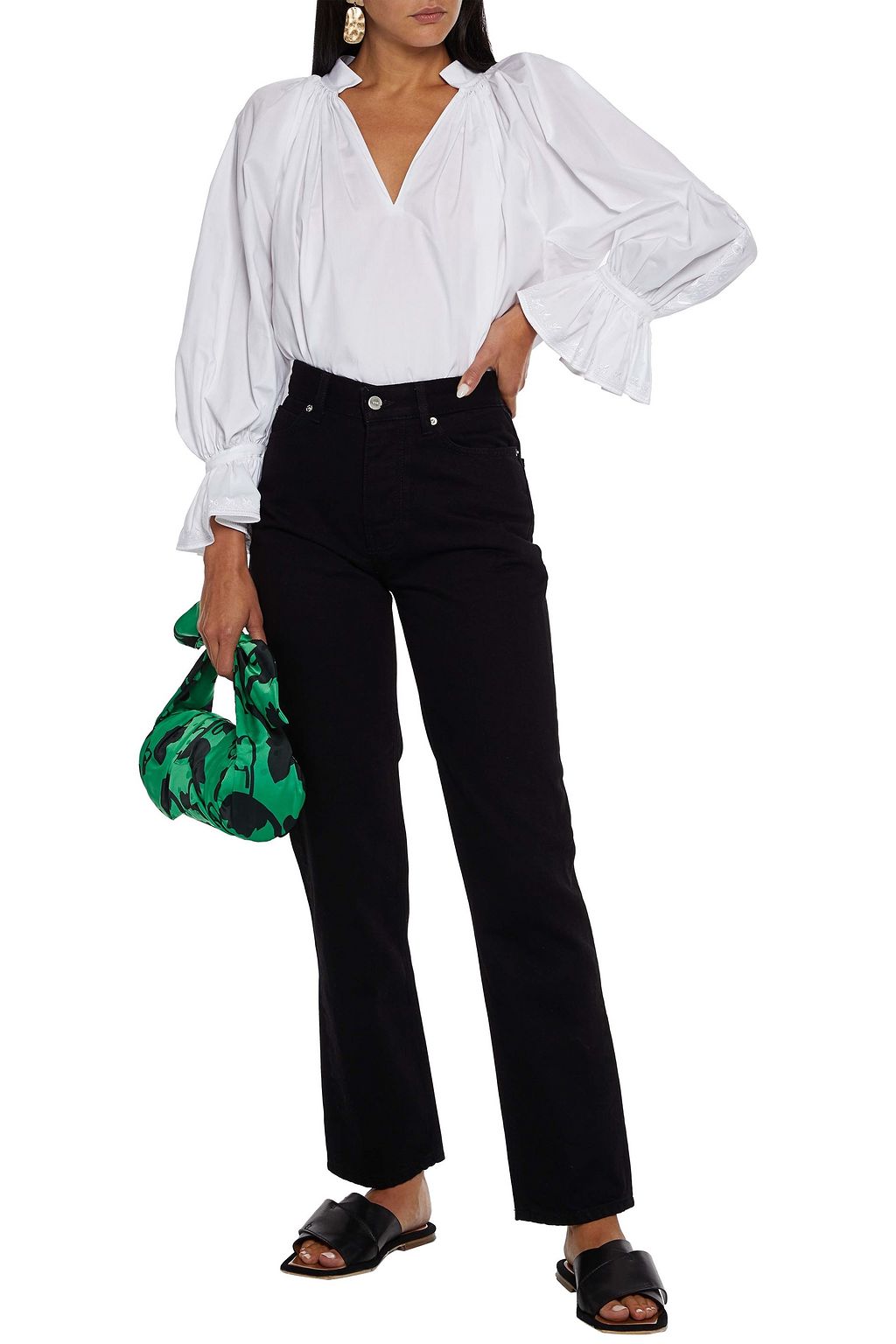 VICTORIA, VICTORIA BECKHAM High-rise straight-leg jeans