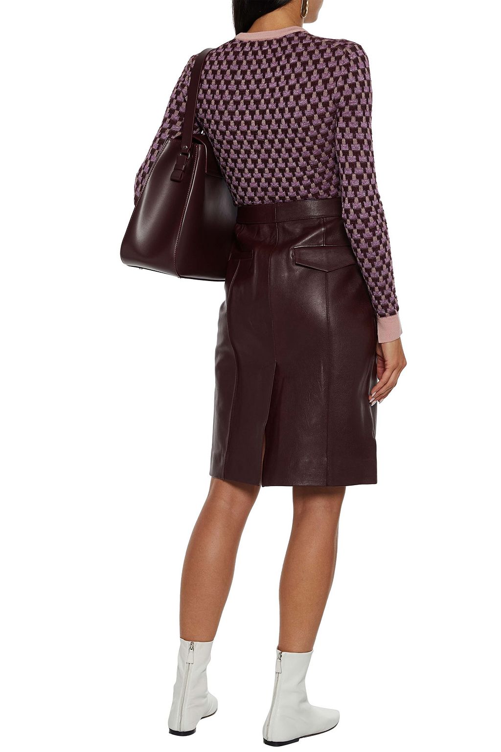 VICTORIA, VICTORIA BECKHAM Leather skirt