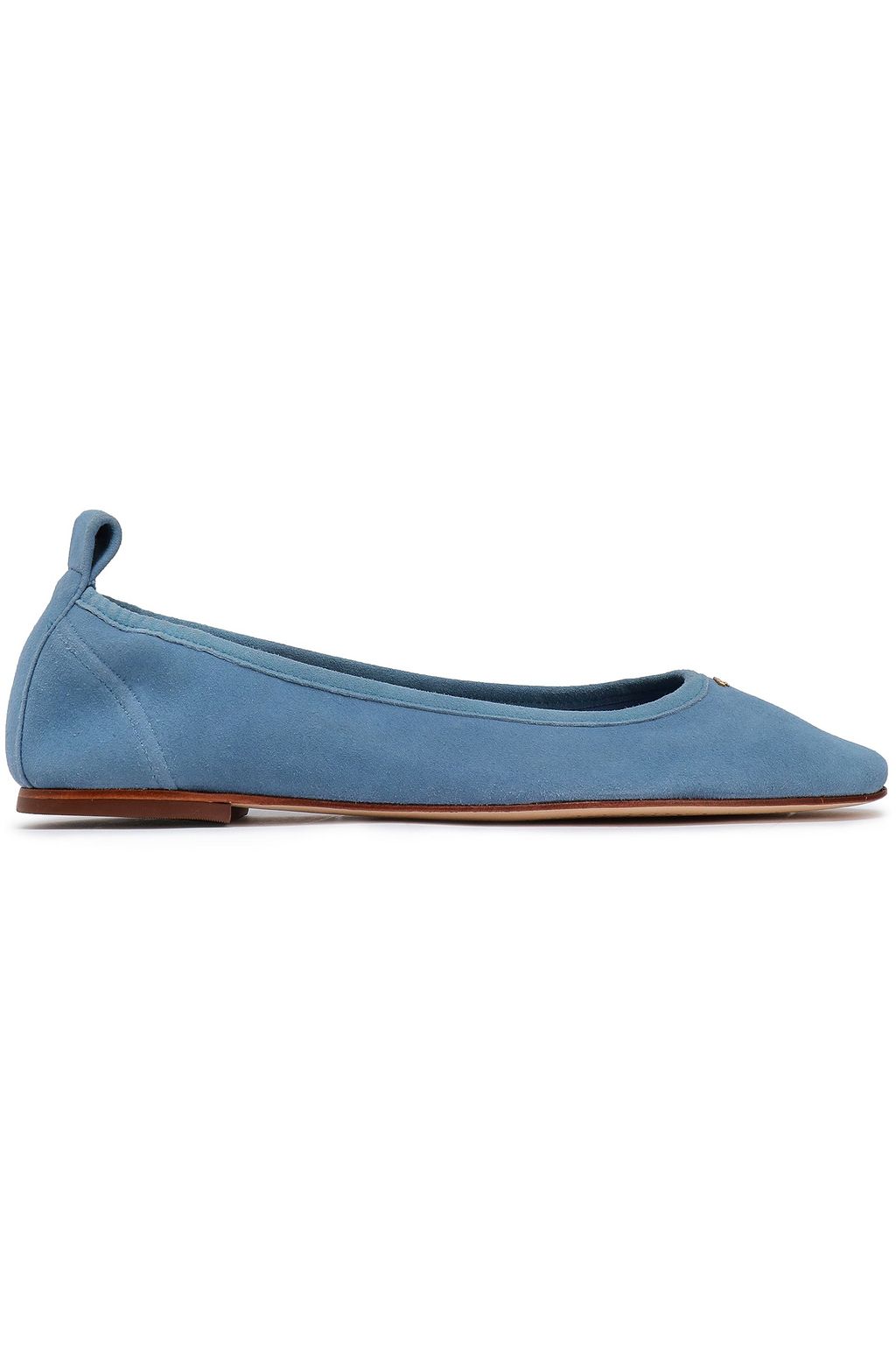 light blue ballet flats