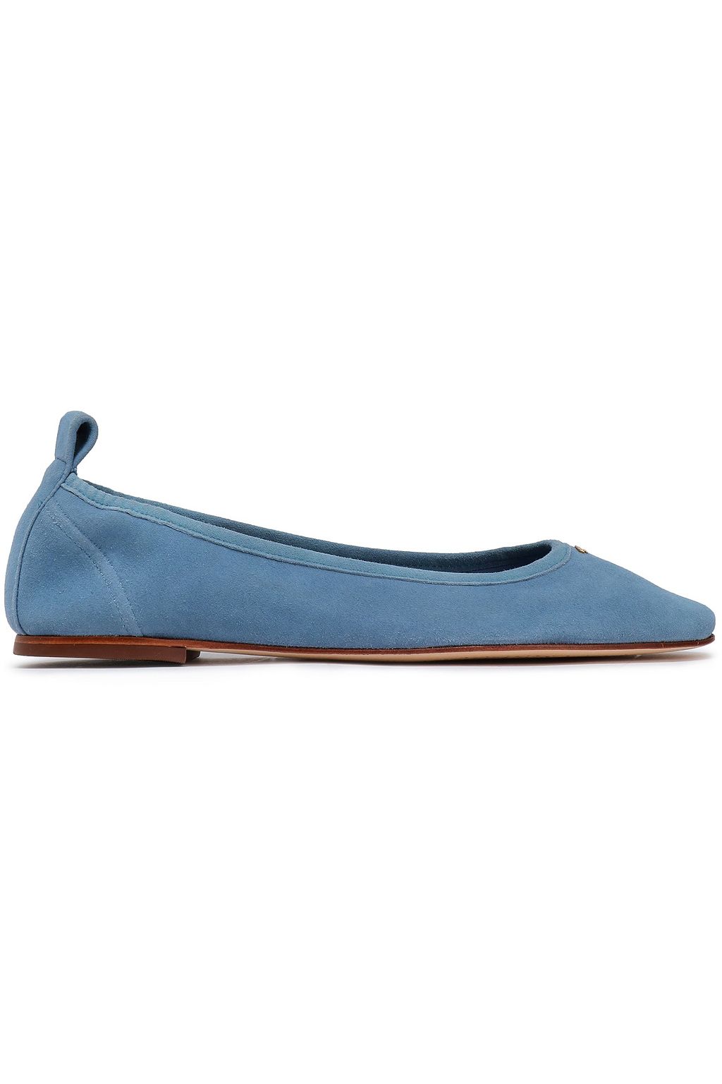 tory burch blue suede shoes