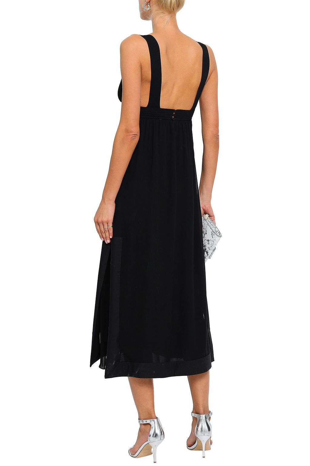 GENTRYPORTOFINO Belted knitted midi dress