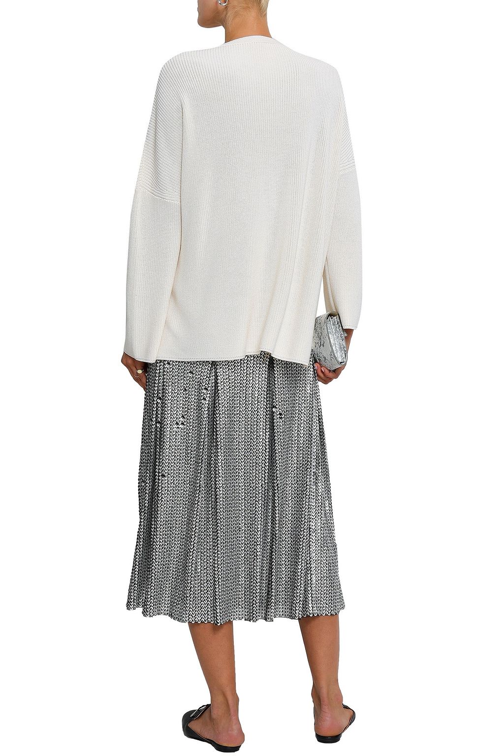 GENTRYPORTOFINO Silk and cotton-blend sweater