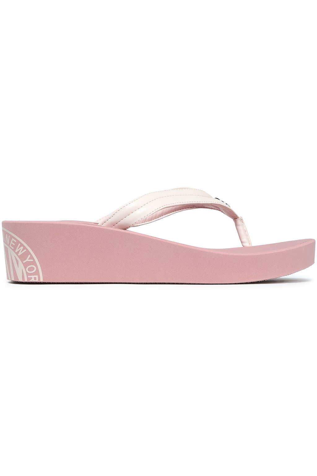 dkny wedge flip flops