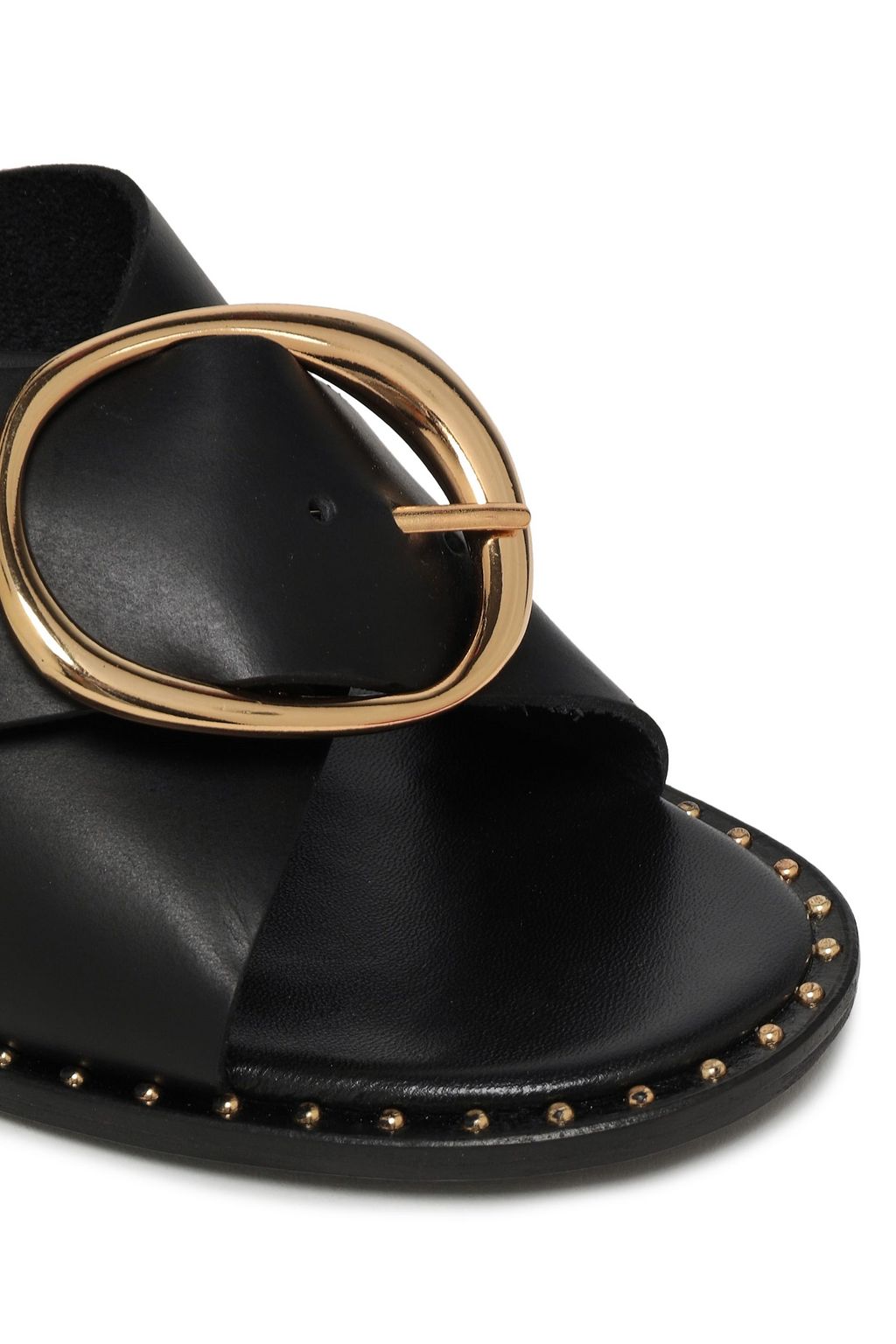 MAJE Buckle-embellished leather sandals