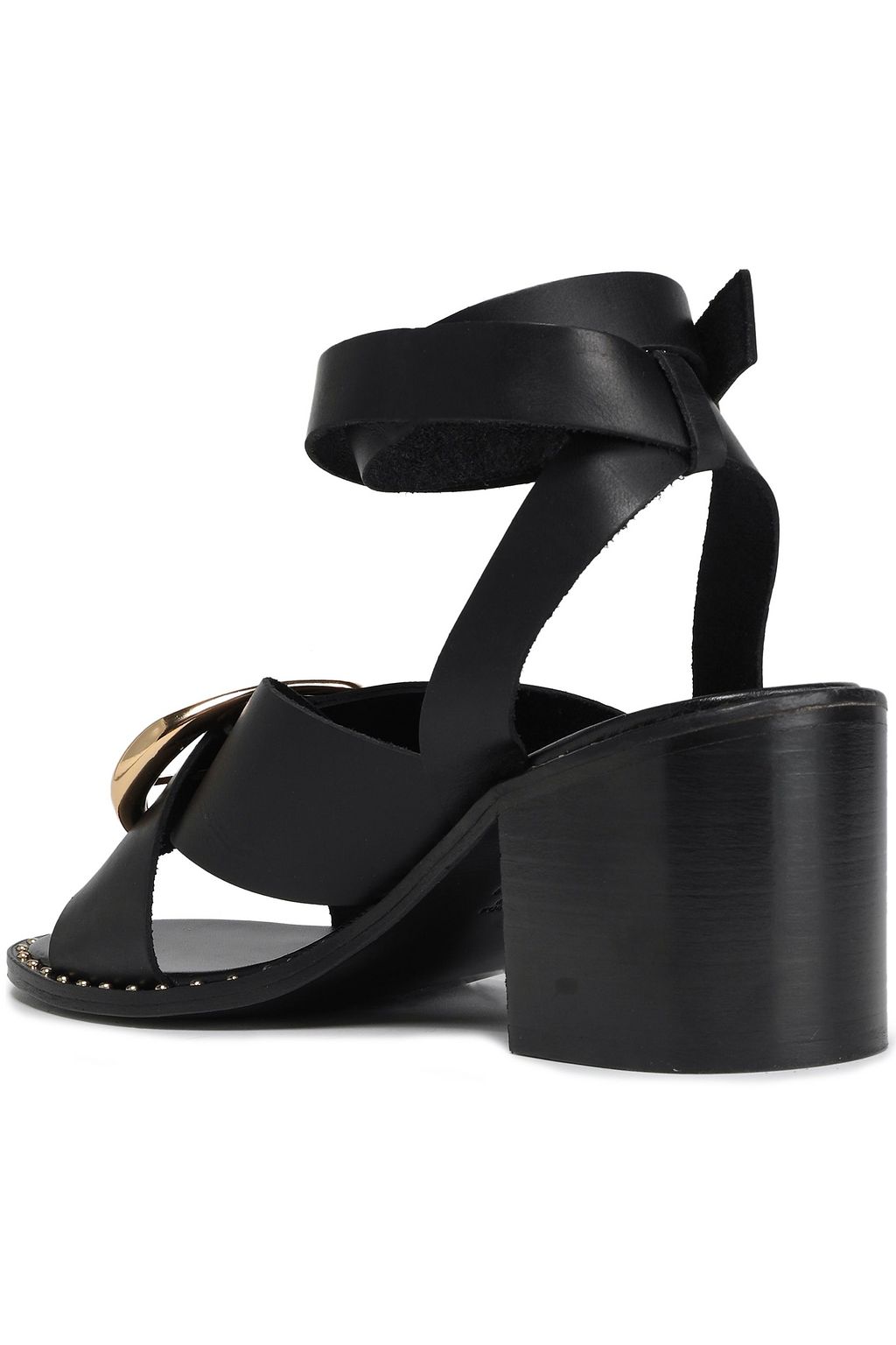 MAJE Buckle-embellished leather sandals