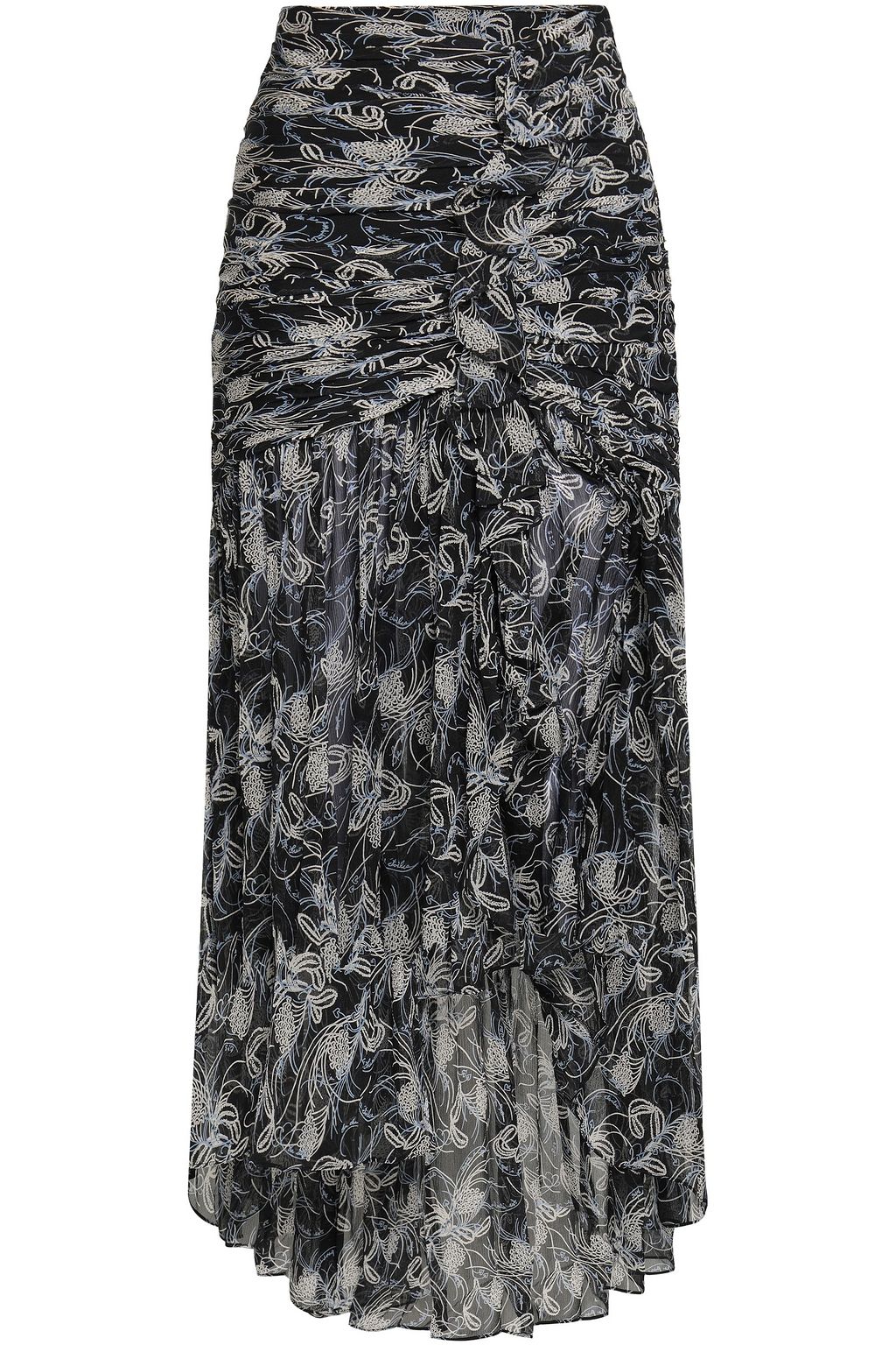 georgette maxi skirt