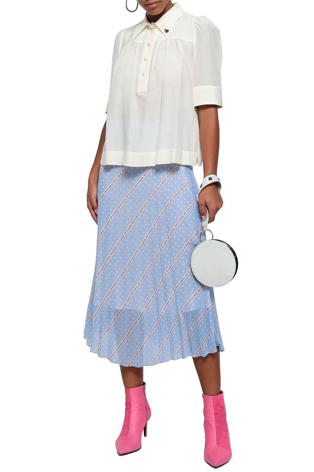 MARC JACOBS Silk crepe de chine blouse