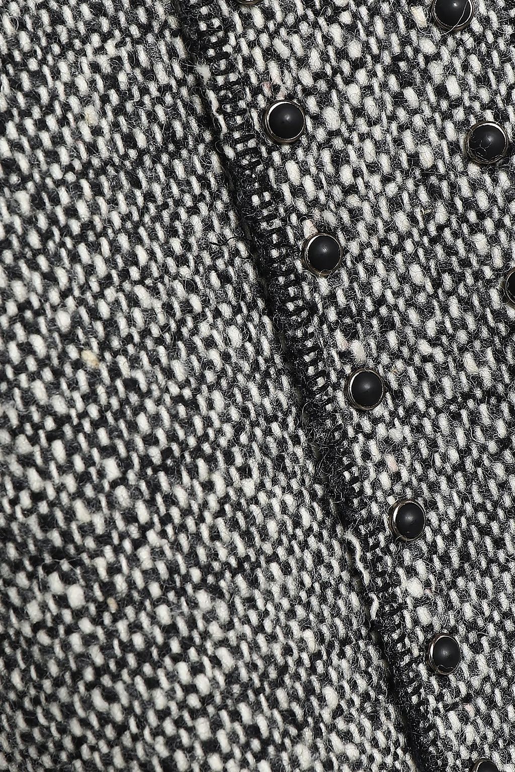 VALENTINO GARAVANI Studded wool-blend tweed jacket