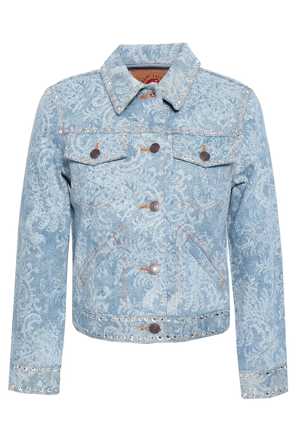 crystal denim jacket