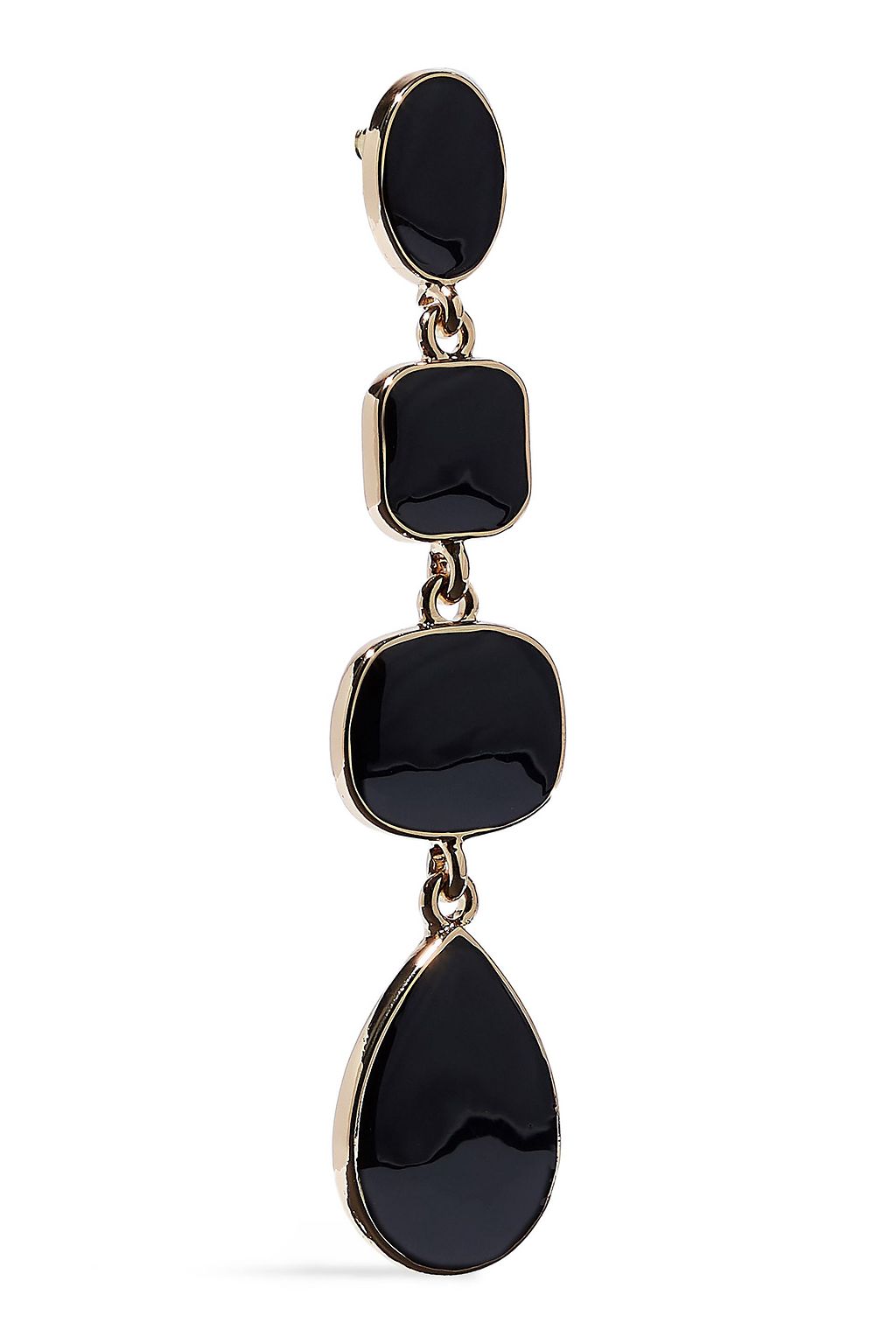 KENNETH JAY LANE Gold-tone stone earrings
