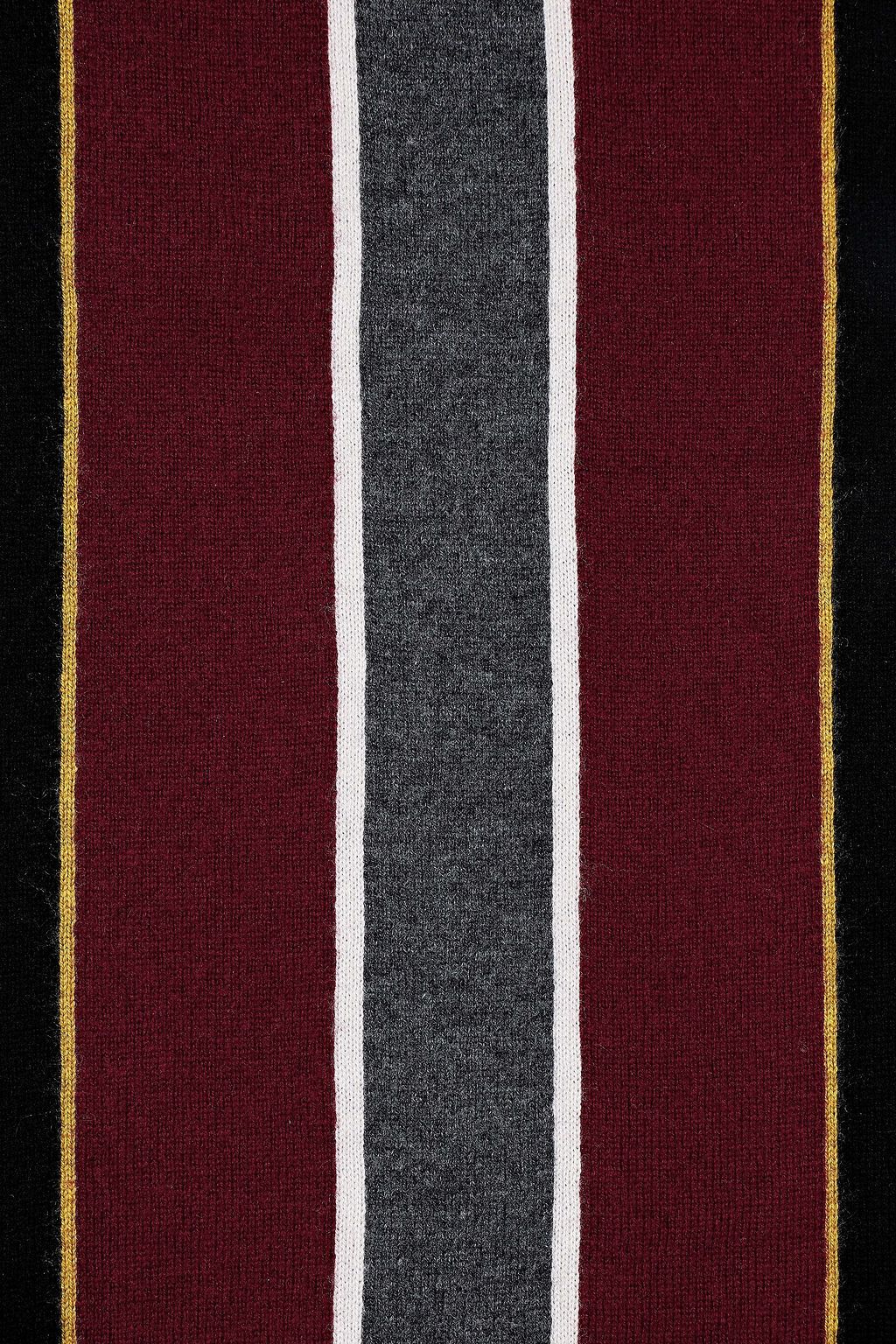 ZIMMERMANN Striped wool and cashmere-blend scarf