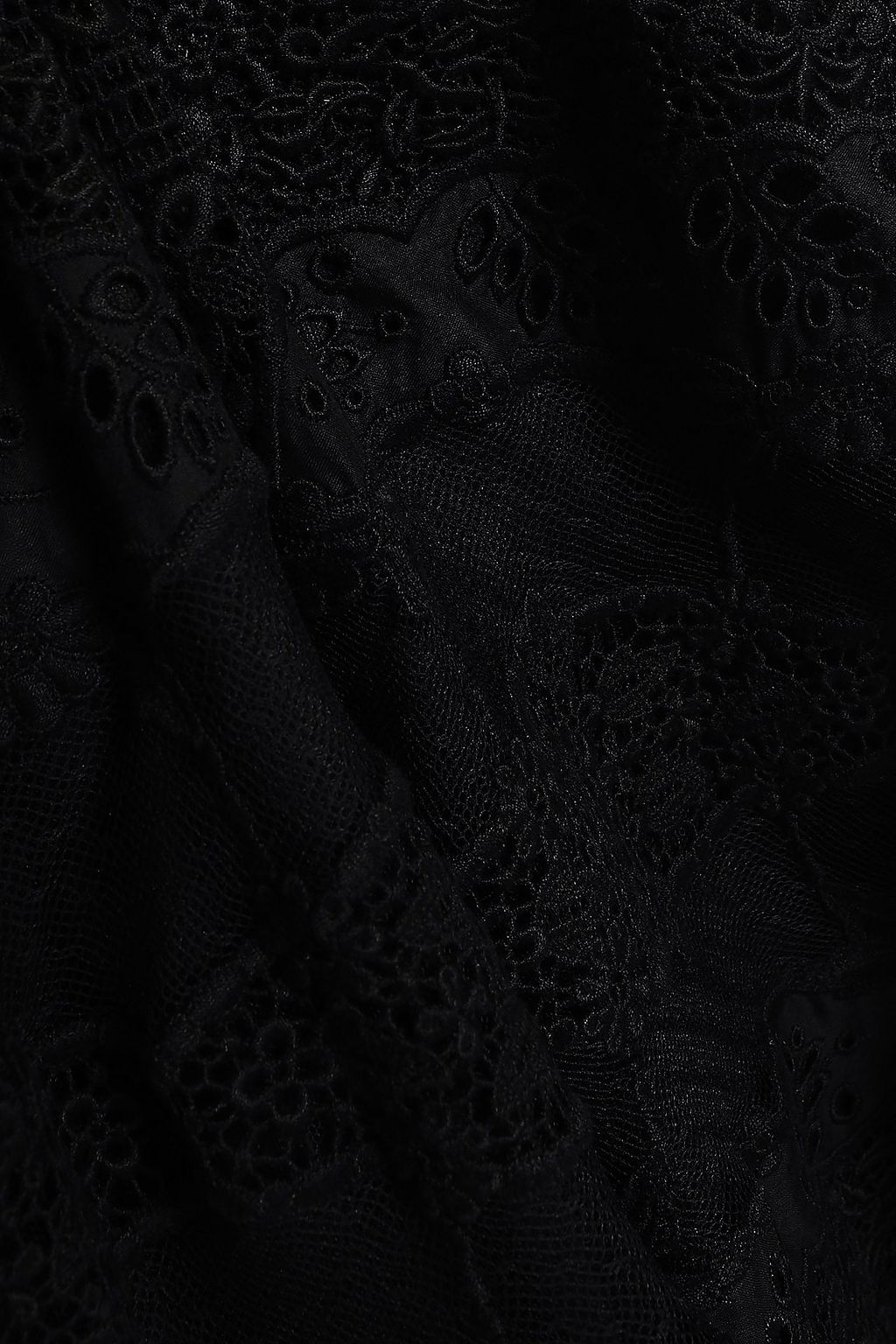 VALENTINO GARAVANI Virgin wool and silk-blend lace dress