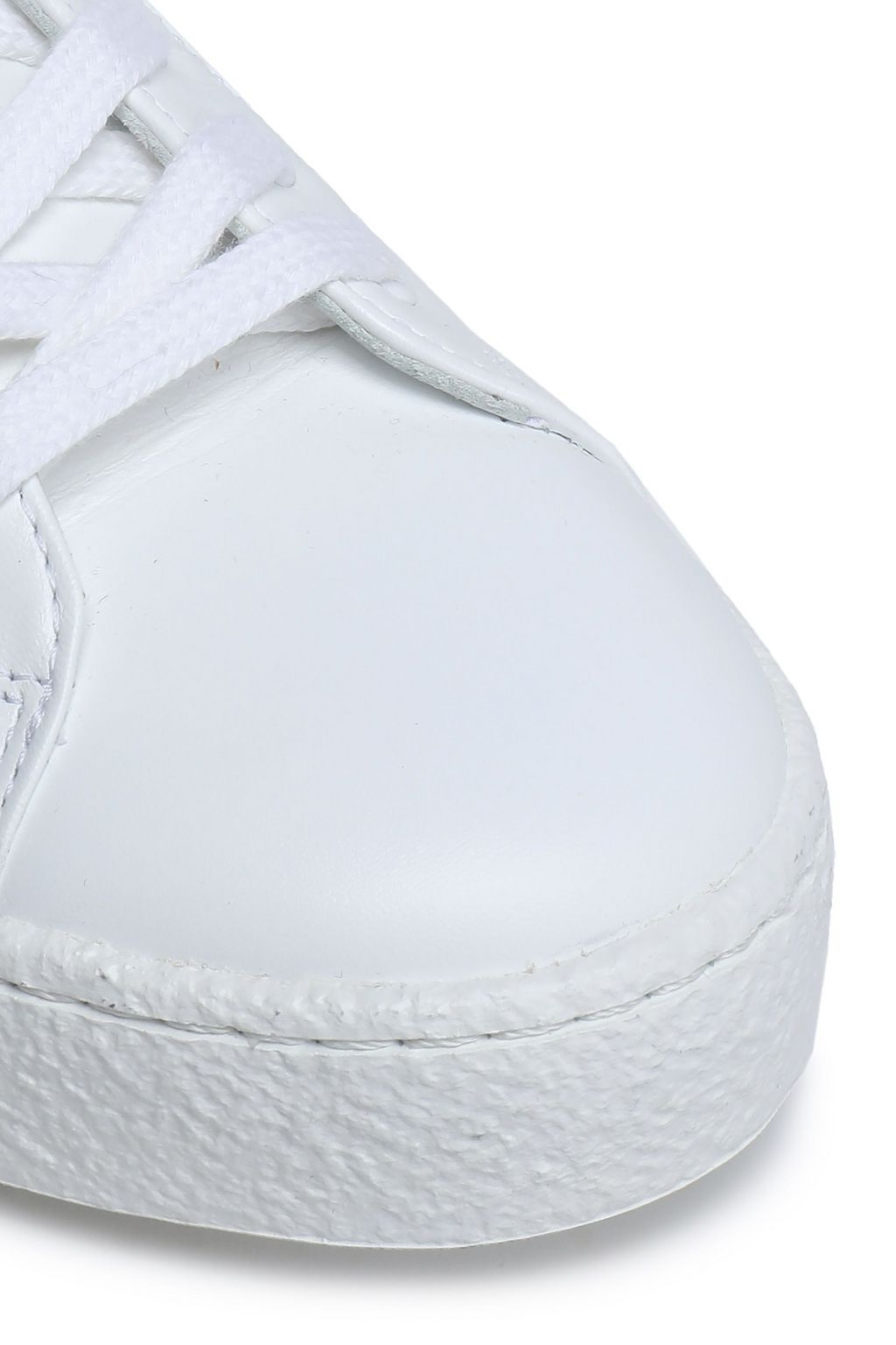 MAJE Appliquéd leather sneakers