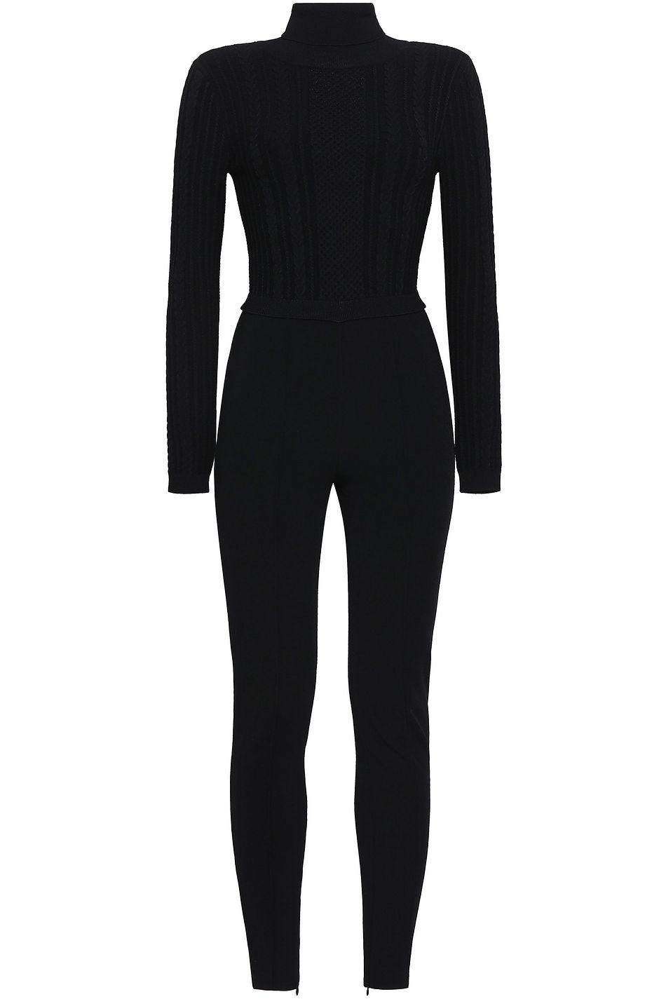 cable knit jumpsuit