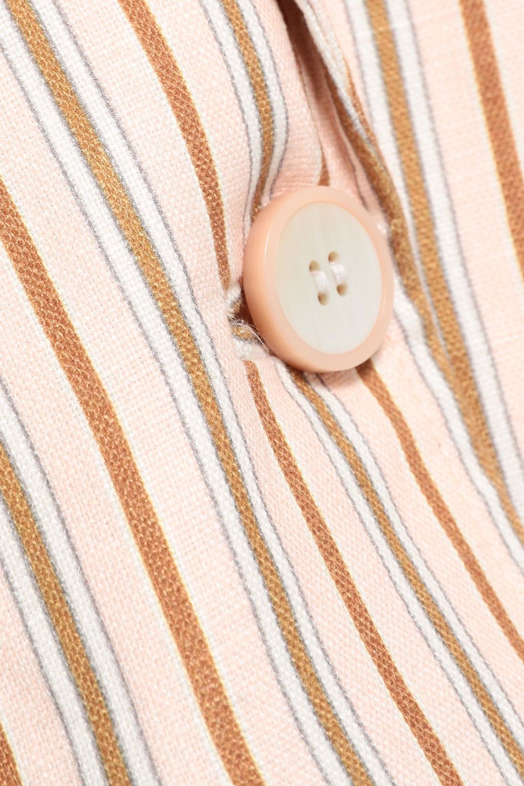 ZIMMERMANN Striped linen-blend blazer