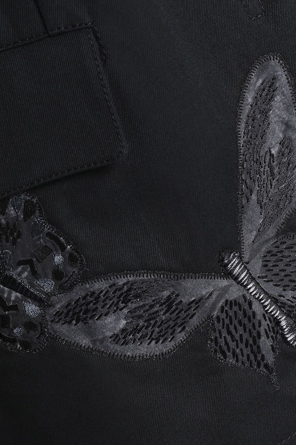 VALENTINO GARAVANI Embroidered cotton-twill jacket