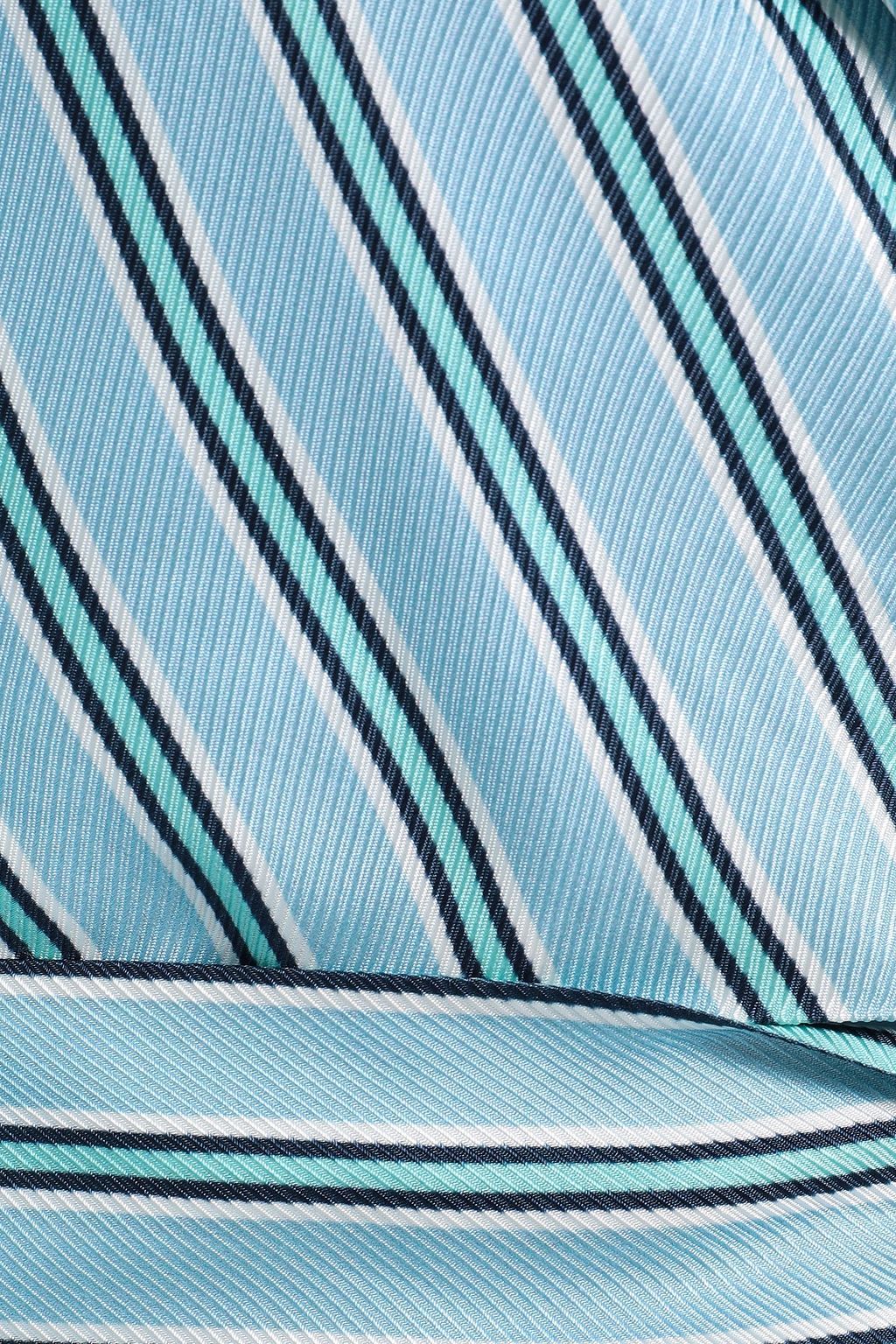 ZIMMERMANN Striped twill wrap top