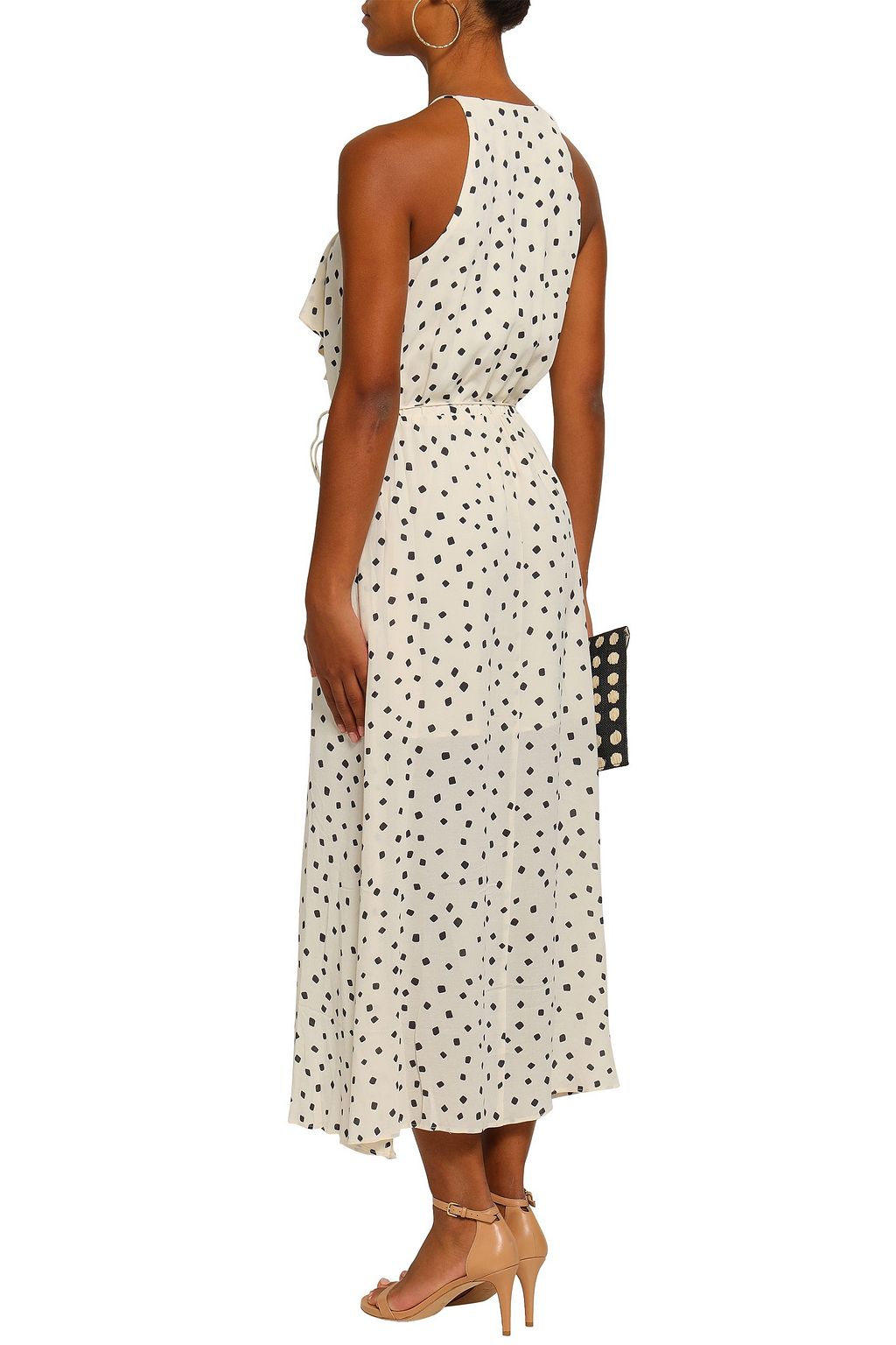 ZIMMERMANN Cascade ruffle-trimmed printed crepe midi dress