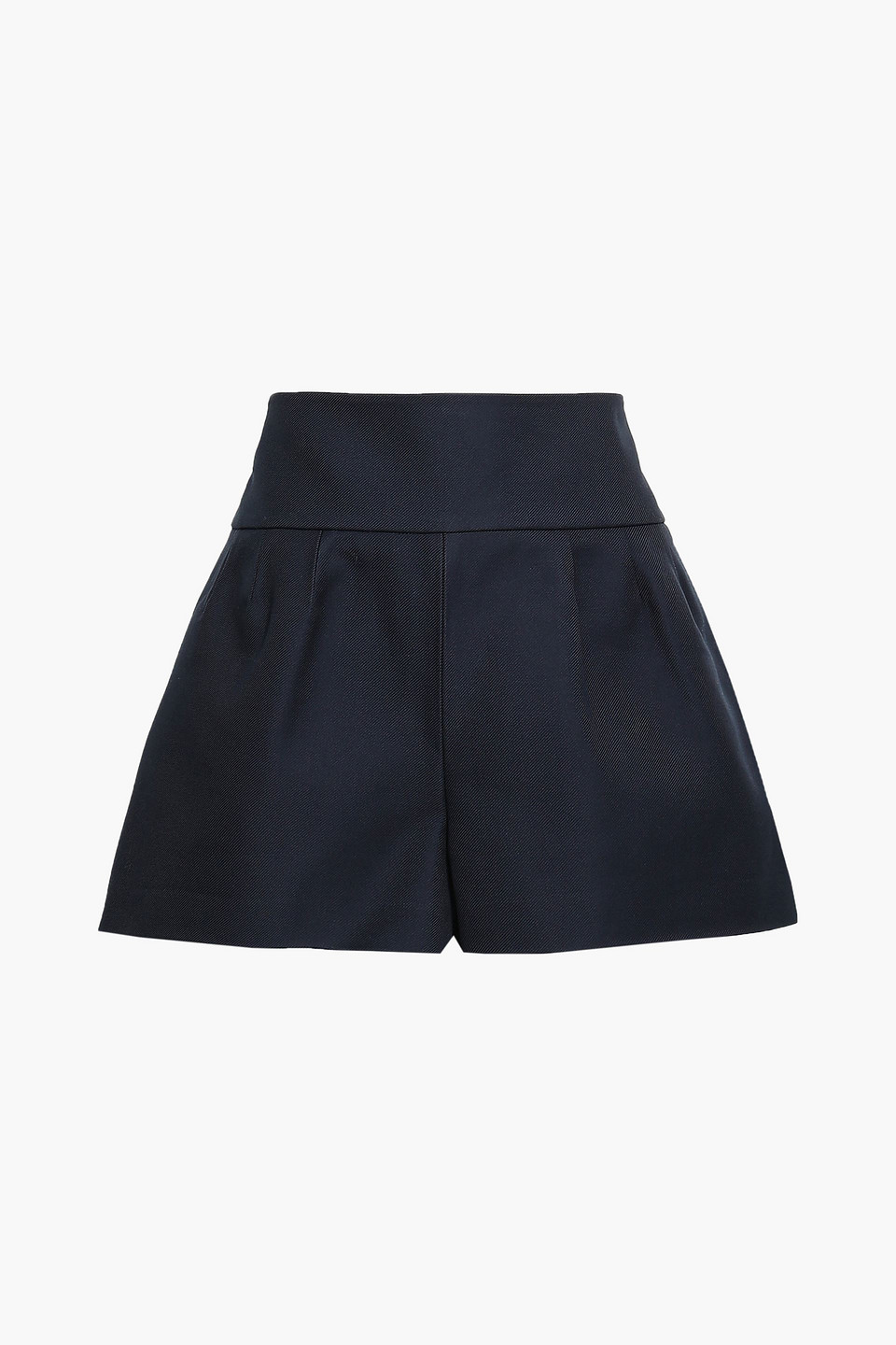 Redvalentino Woman Cotton-twill Shorts Navy Size 44