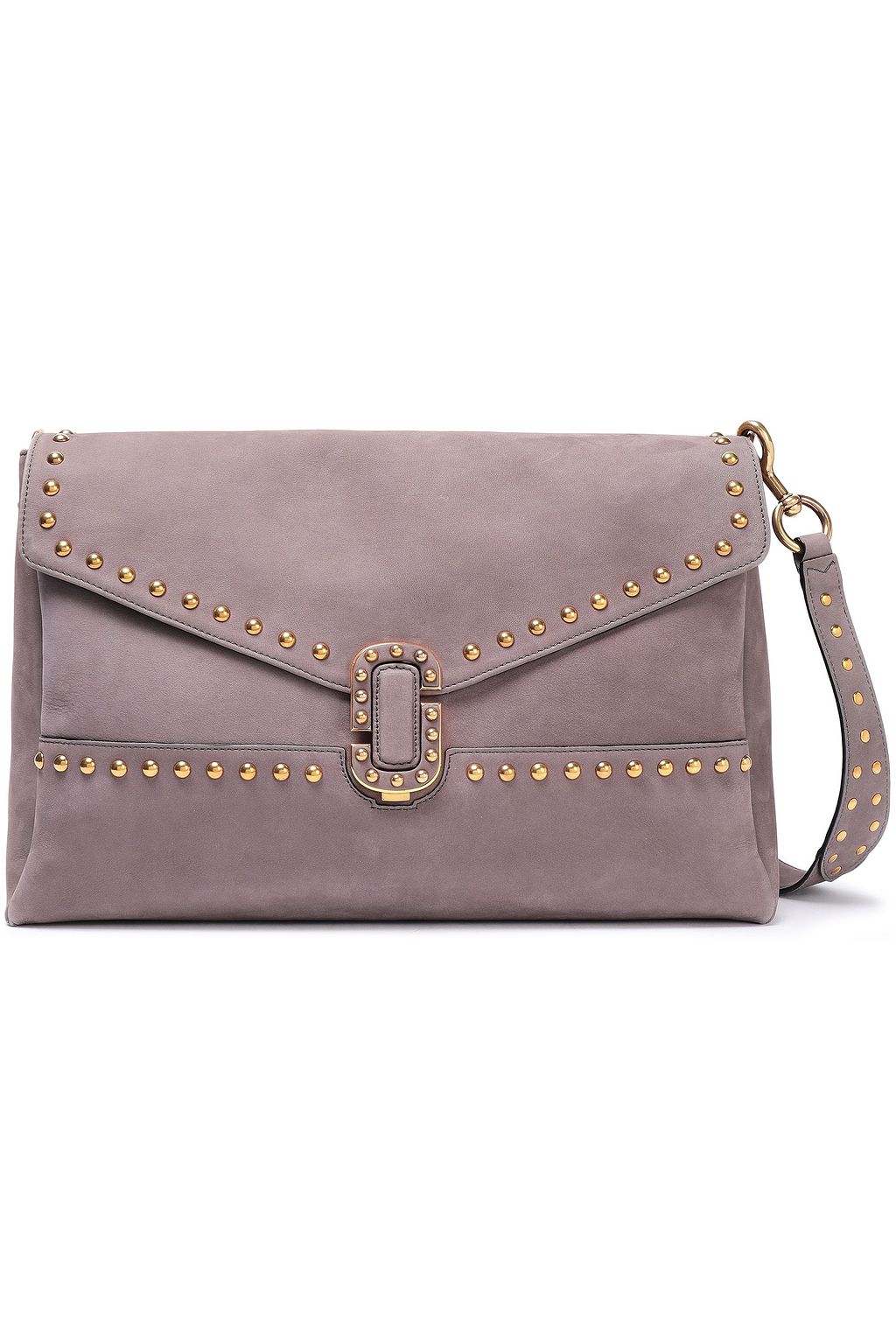 studded messenger bag
