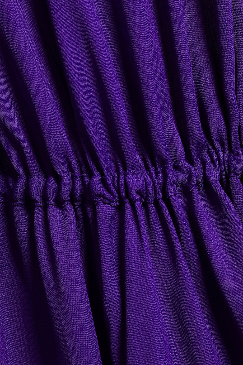 TIBI Gathered crepe midi dress
