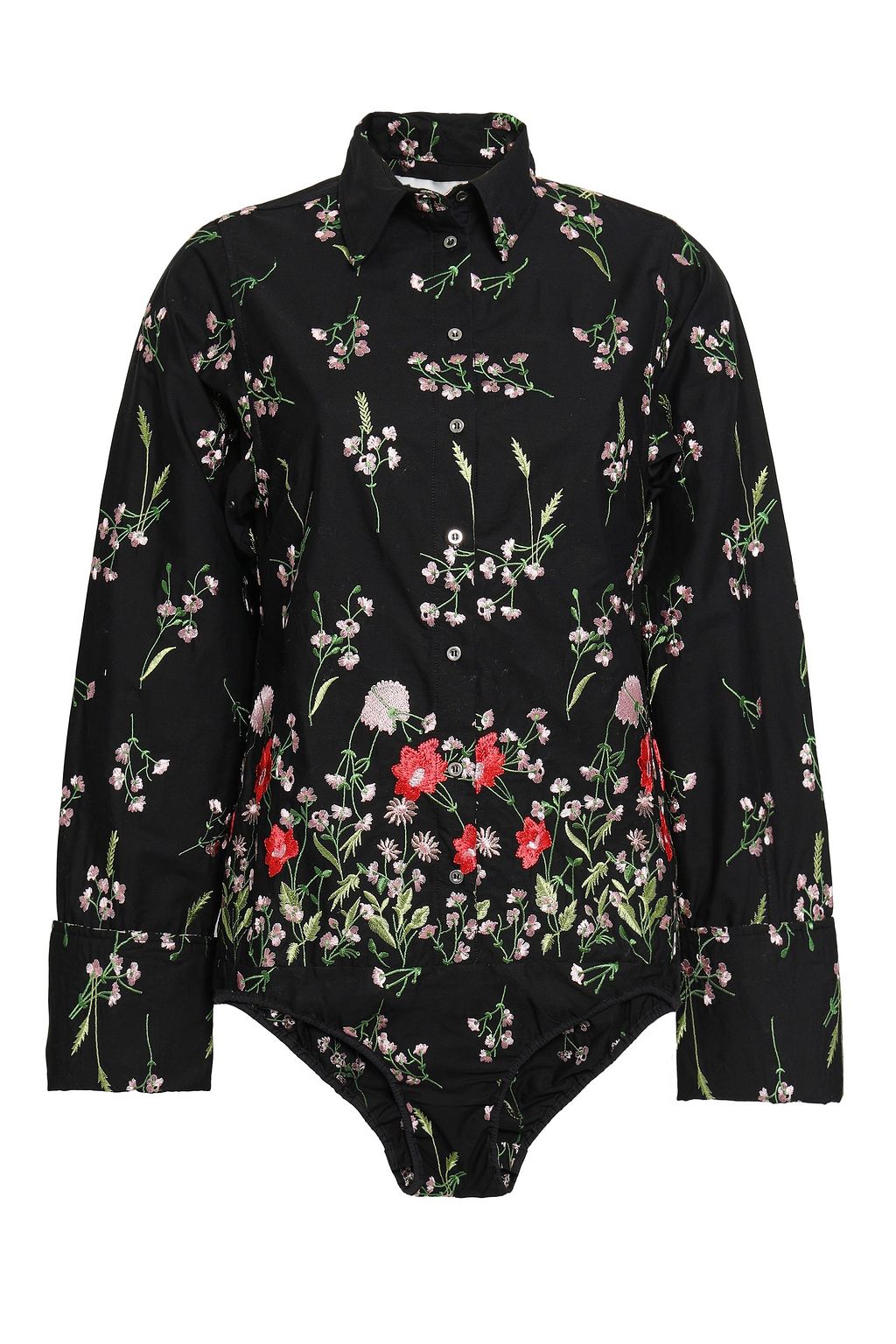 embroidered bodysuit