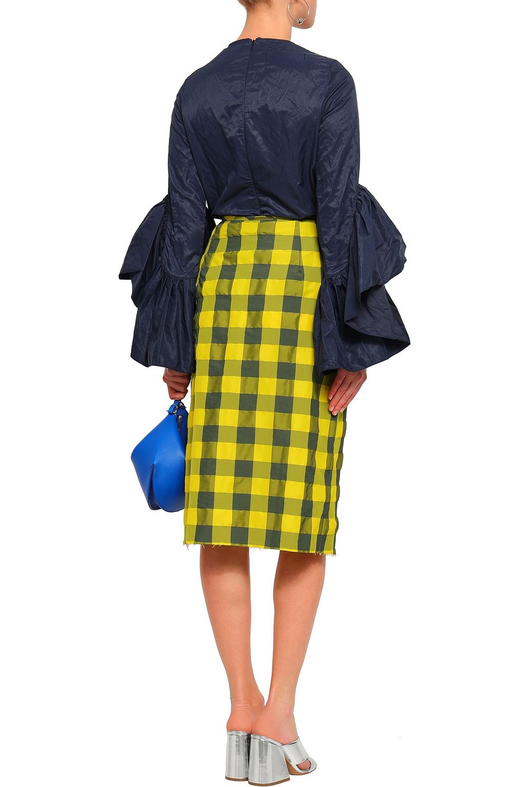MARQUES' ALMEIDA Crinkled taffeta top