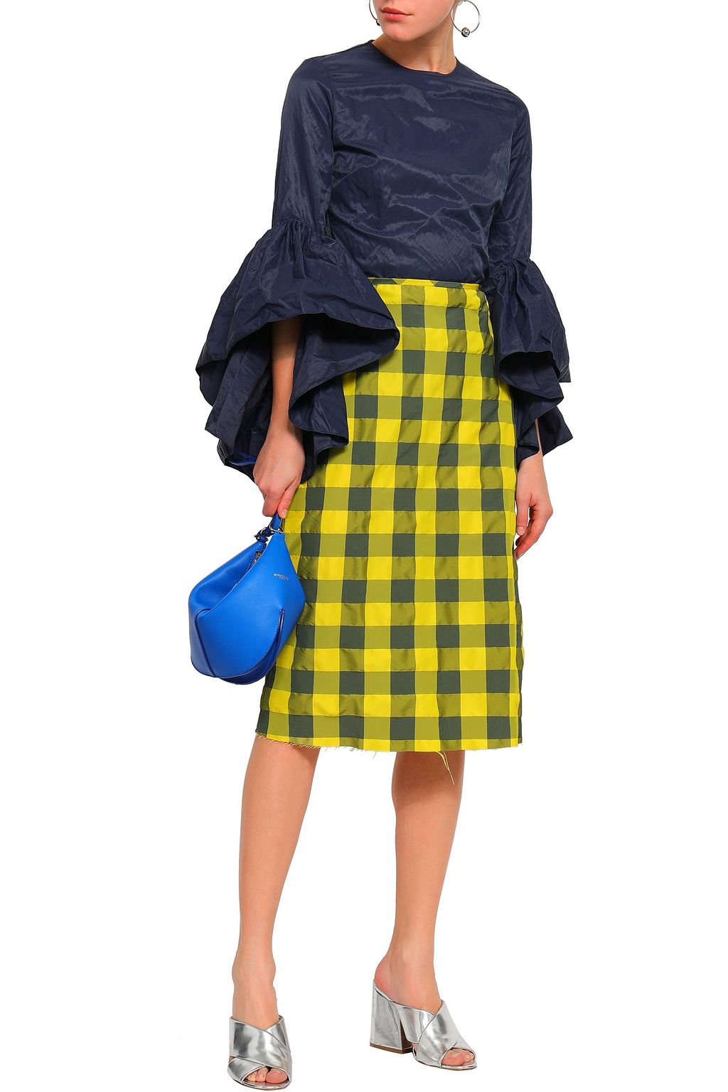 MARQUES' ALMEIDA Crinkled taffeta top