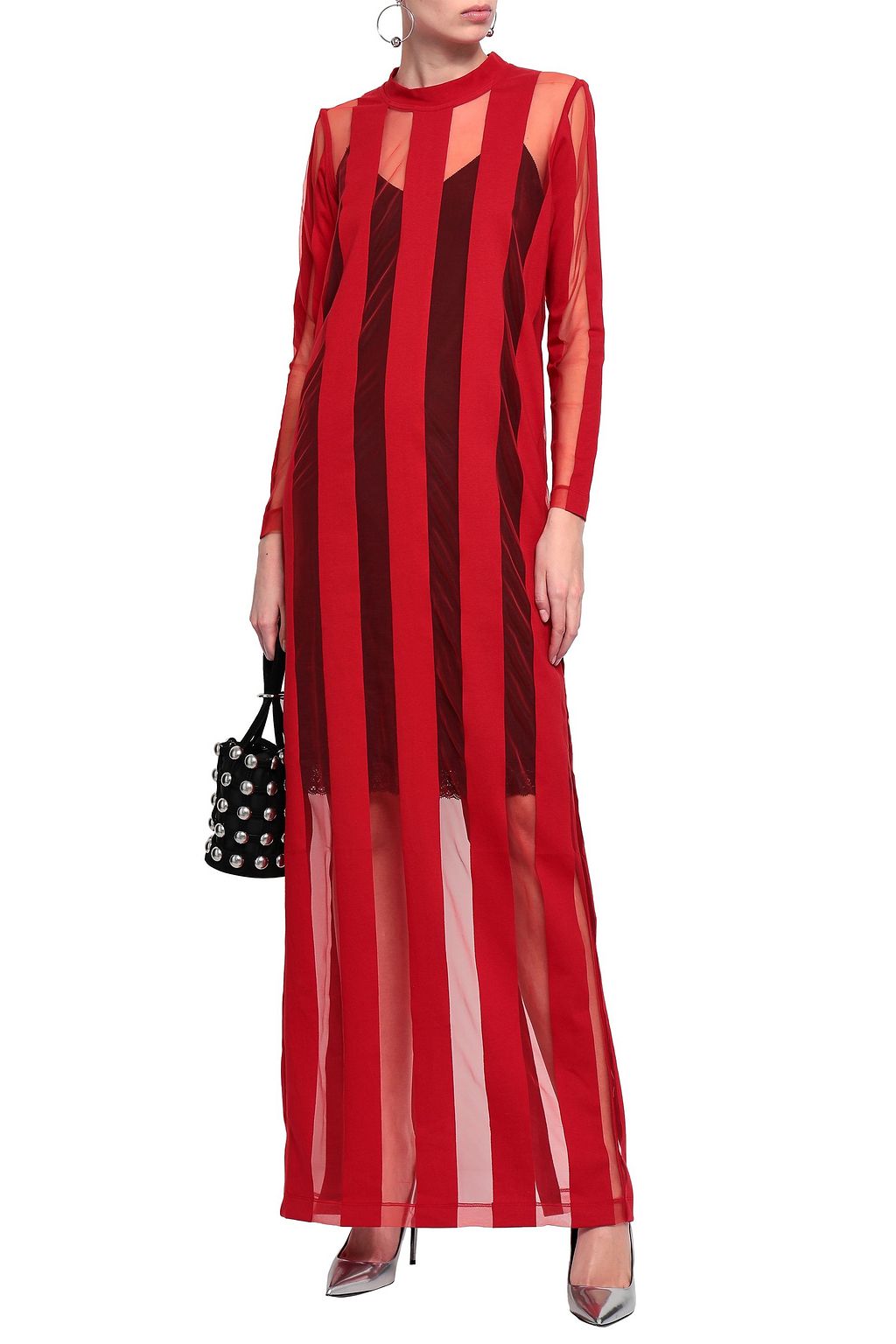 MARQUES' ALMEIDA Burnout cotton-blend jersey maxi dress