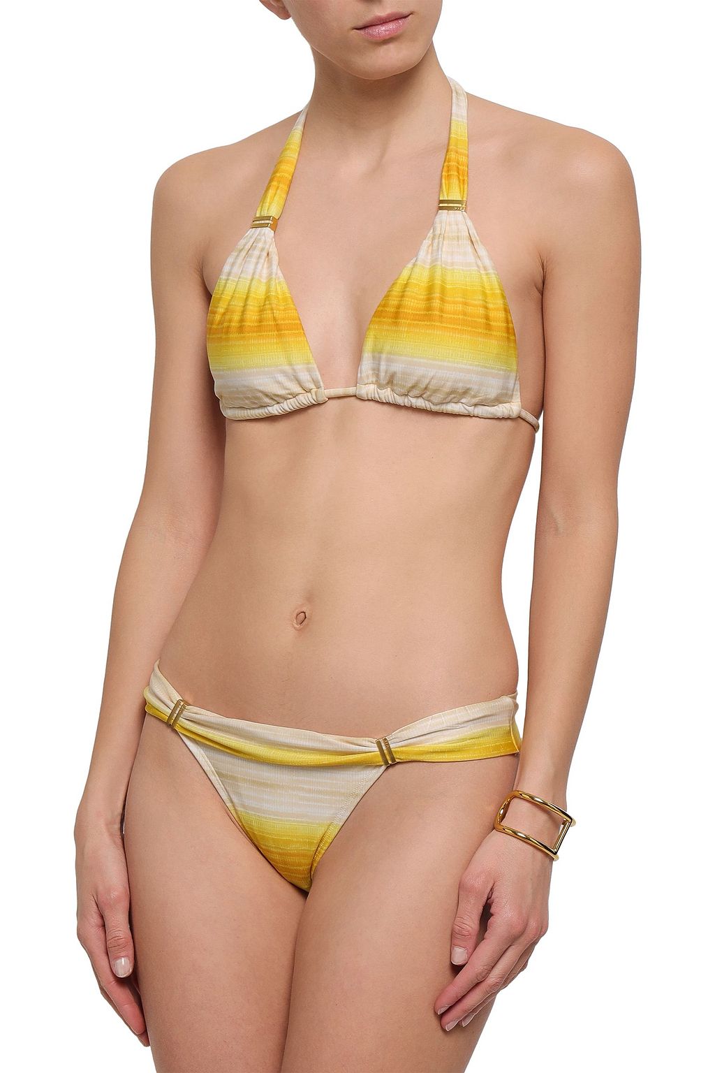 VIX PAULA HERMANNY Dégradé mid-rise bikini briefs