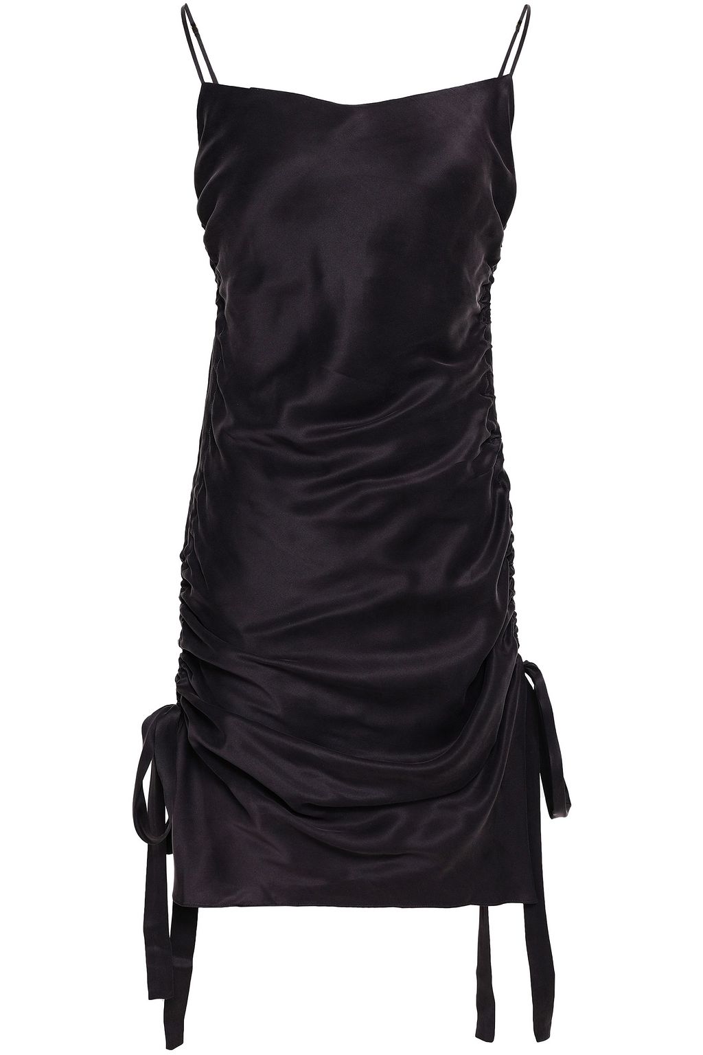 zimmermann ruche slip mini dress