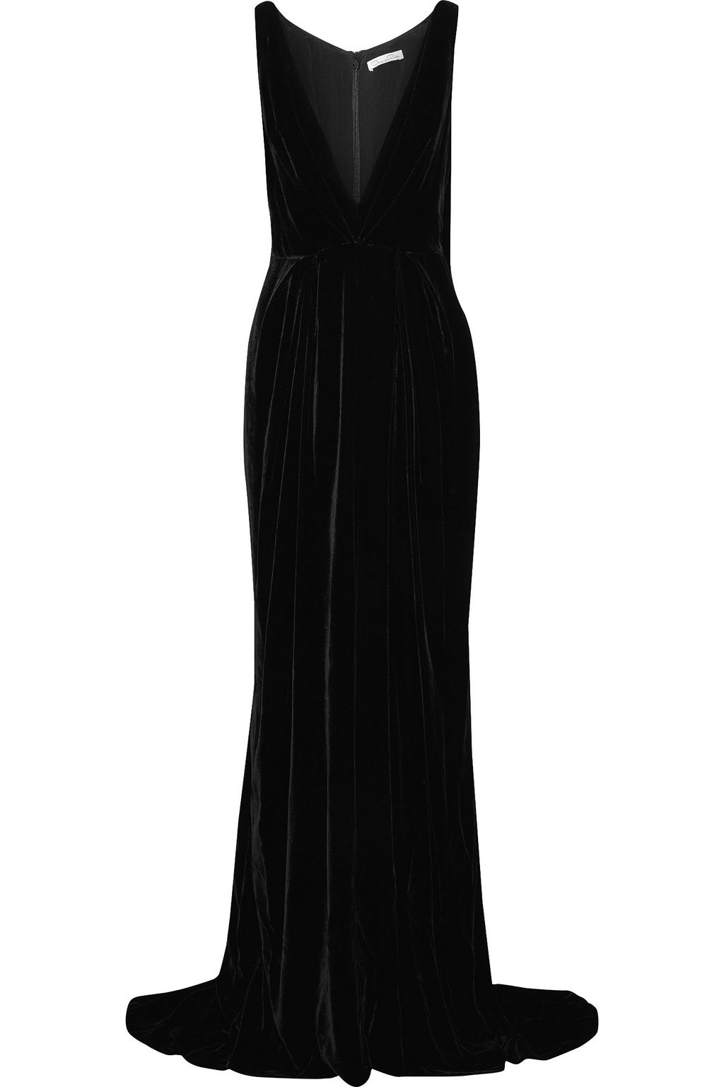 black oscar de la renta gown