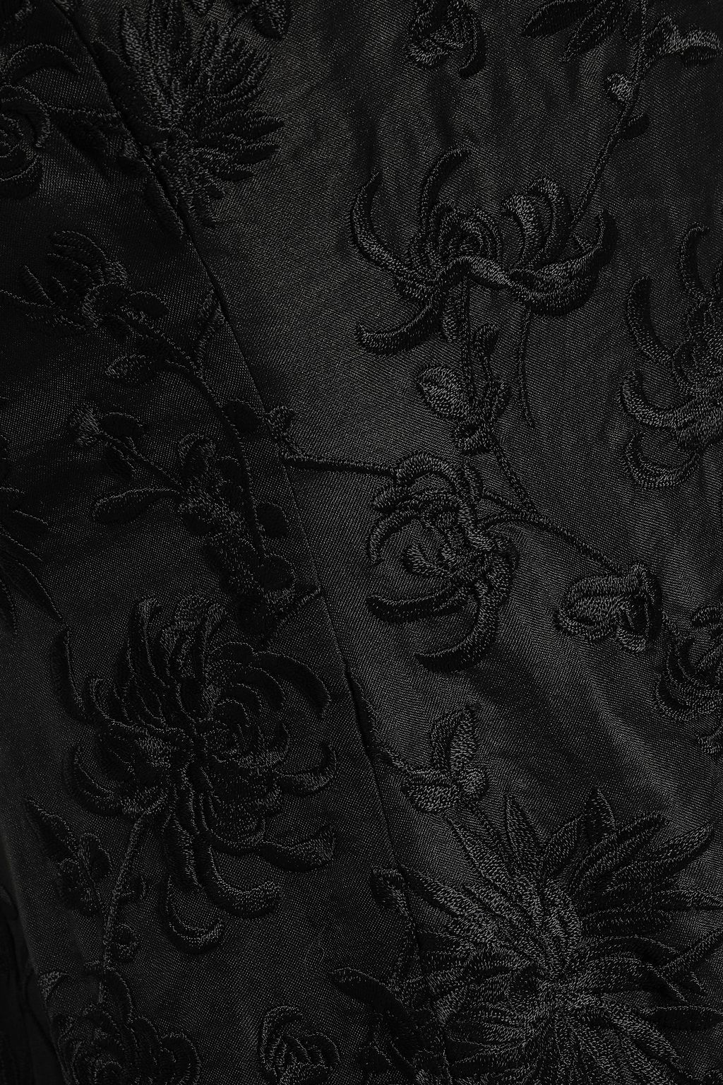 ZIMMERMANN Open-back ruffled embroidered silk-organza mini dress