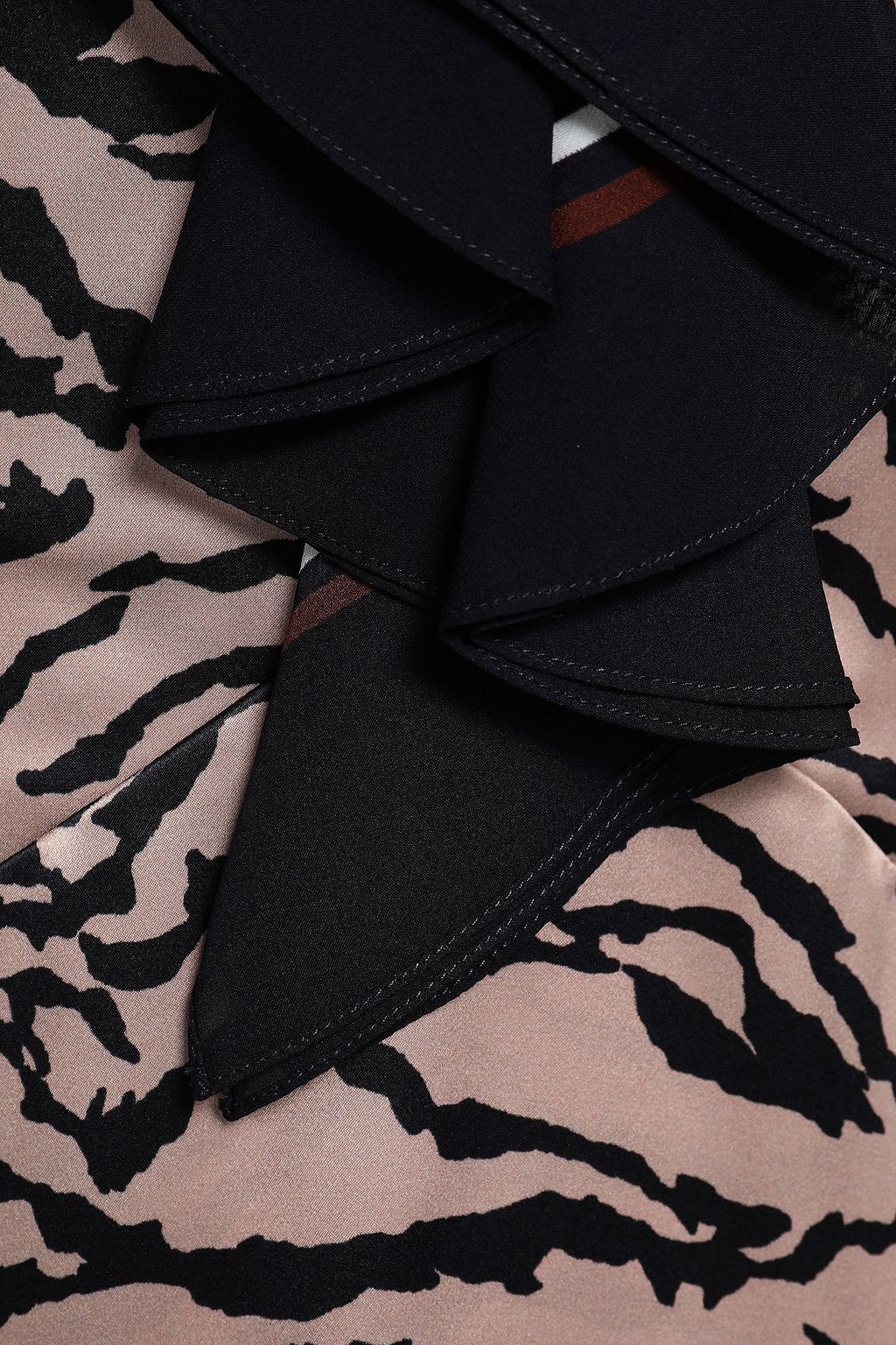 ROBERTO CAVALLI Animal-print silk midi dress