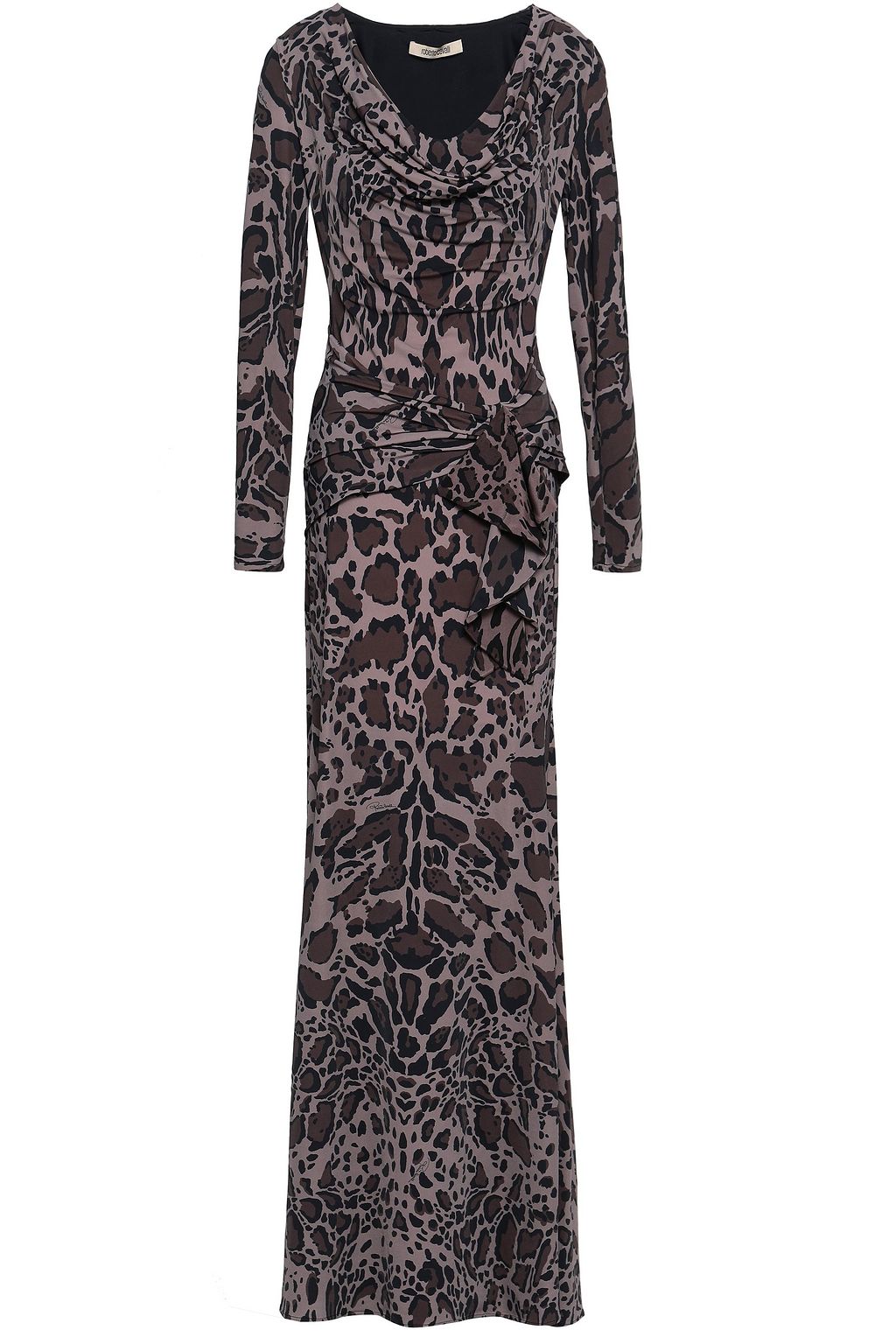 roberto cavalli leopard dress