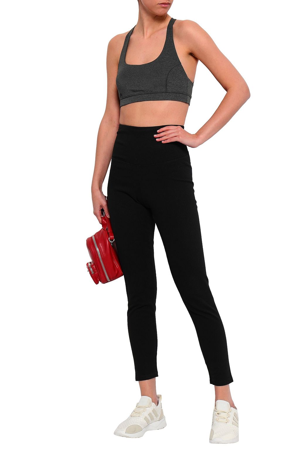 YUMMIE BY HEATHER THOMSON Stretch-cotton leggings