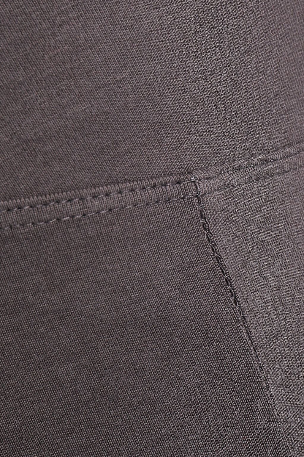 YUMMIE BY HEATHER THOMSON Signature mesh-trimmed stretch-cotton leggings