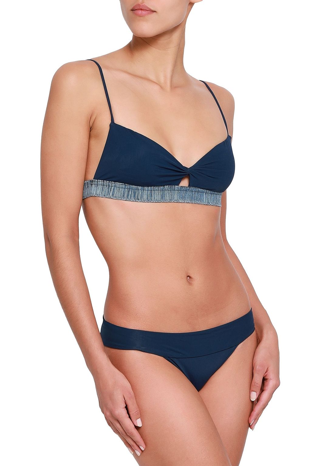 VIX PAULA HERMANNY Cutout twist-front triangle bikini top