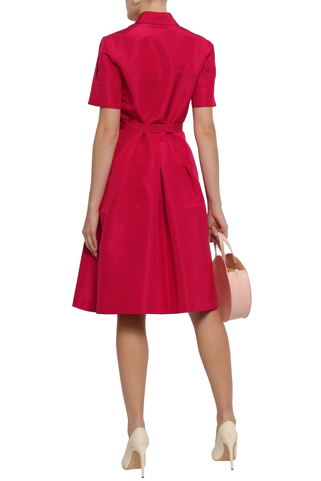 CAROLINA HERRERA Steps silk-faille shirt dress