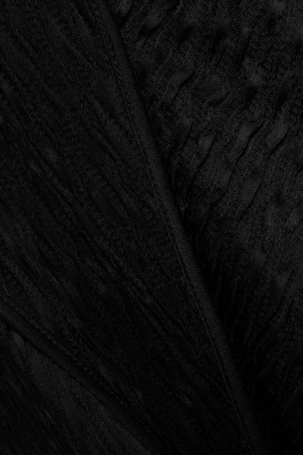 JASON WU Draped crinkled satin midi dress