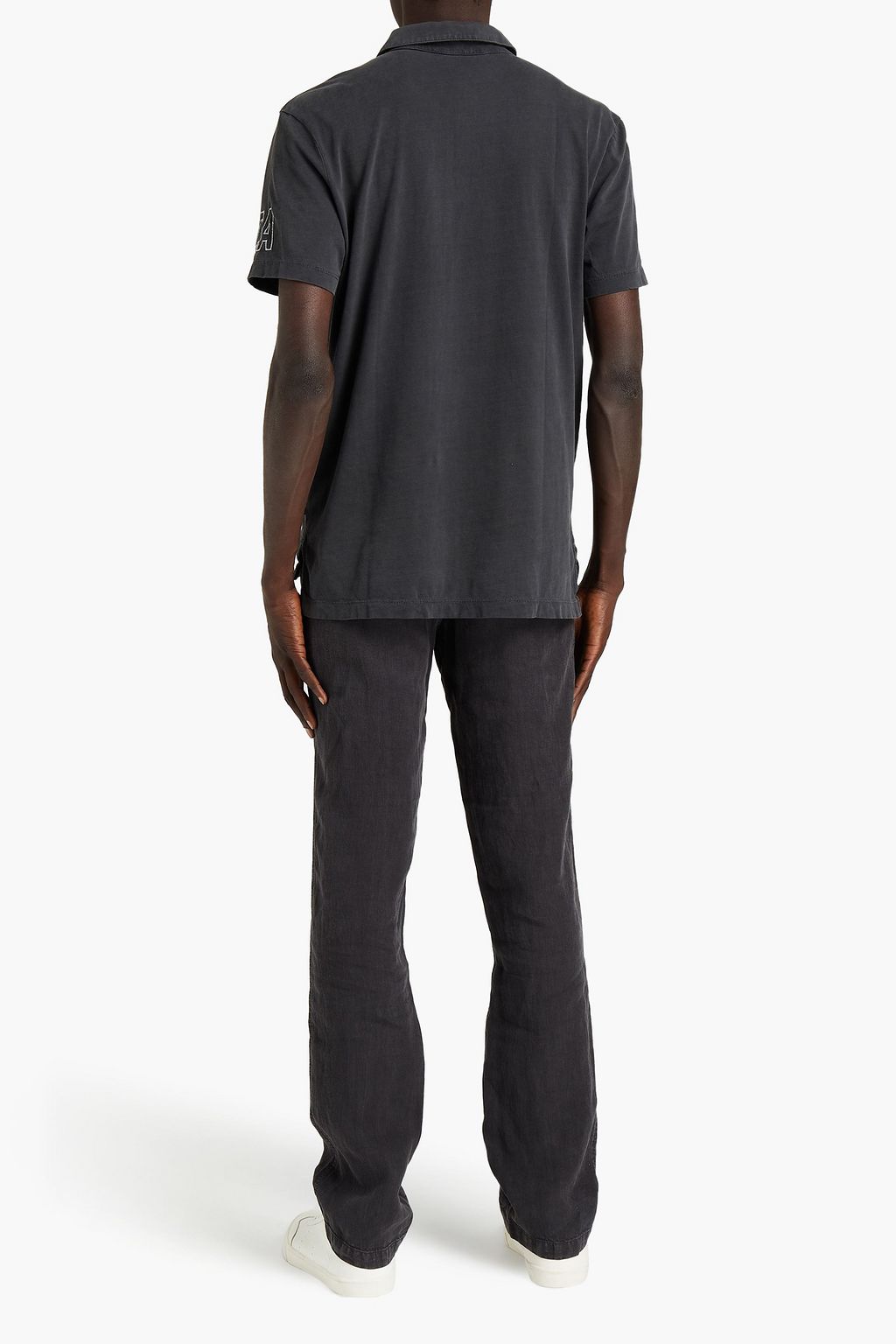 JAMES PERSE Supima cotton-jersey polo shirt