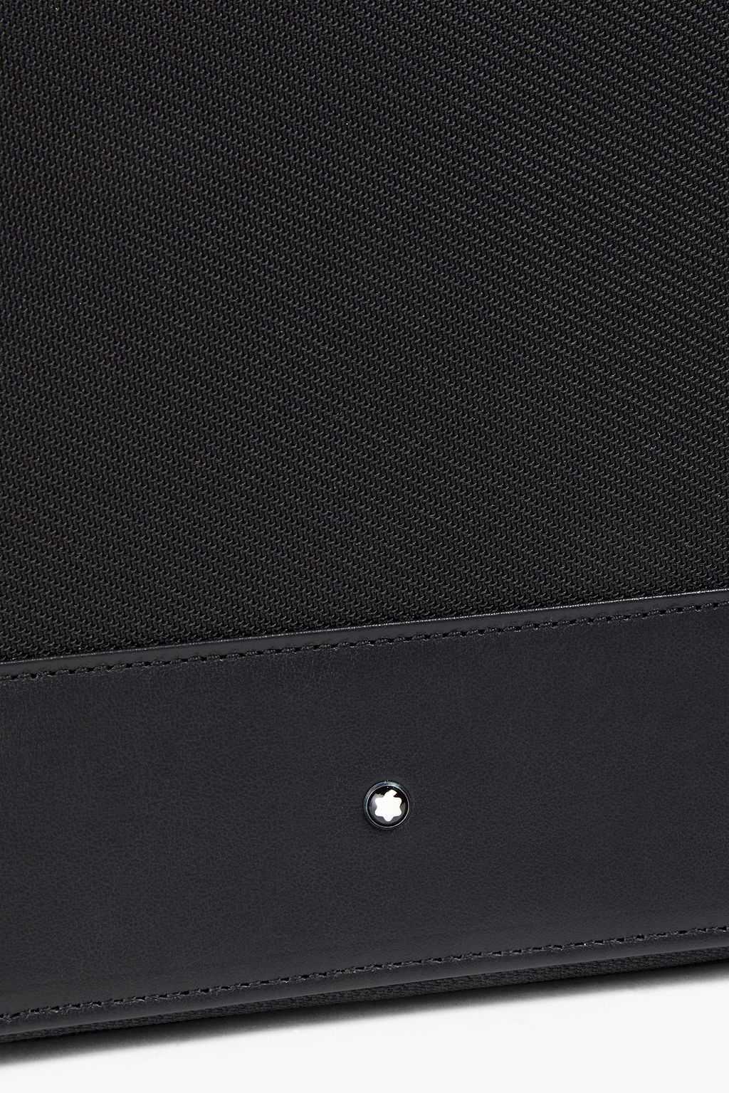 MONTBLANC Leather-paneled shell pouch