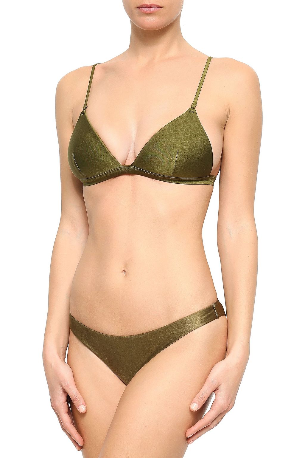 ZIMMERMANN Separates metallic triangle bikini top