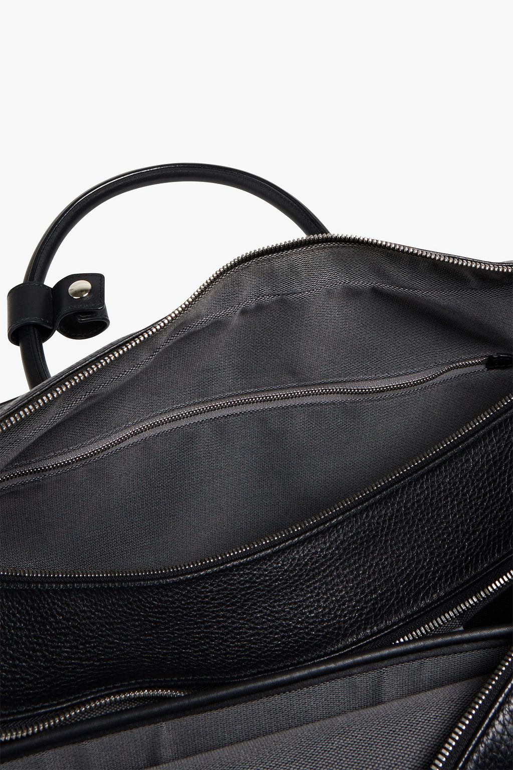 SMYTHSON Burlington Weekender aus Narbenleder