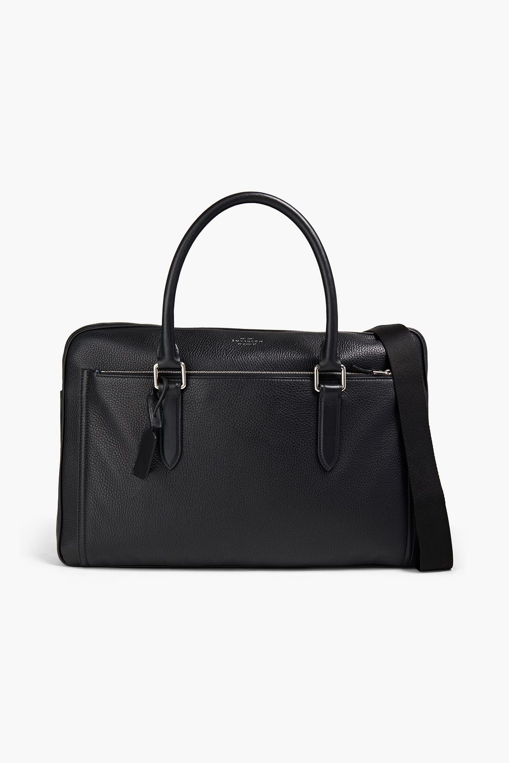 SMYTHSON Burlington Weekender aus Narbenleder