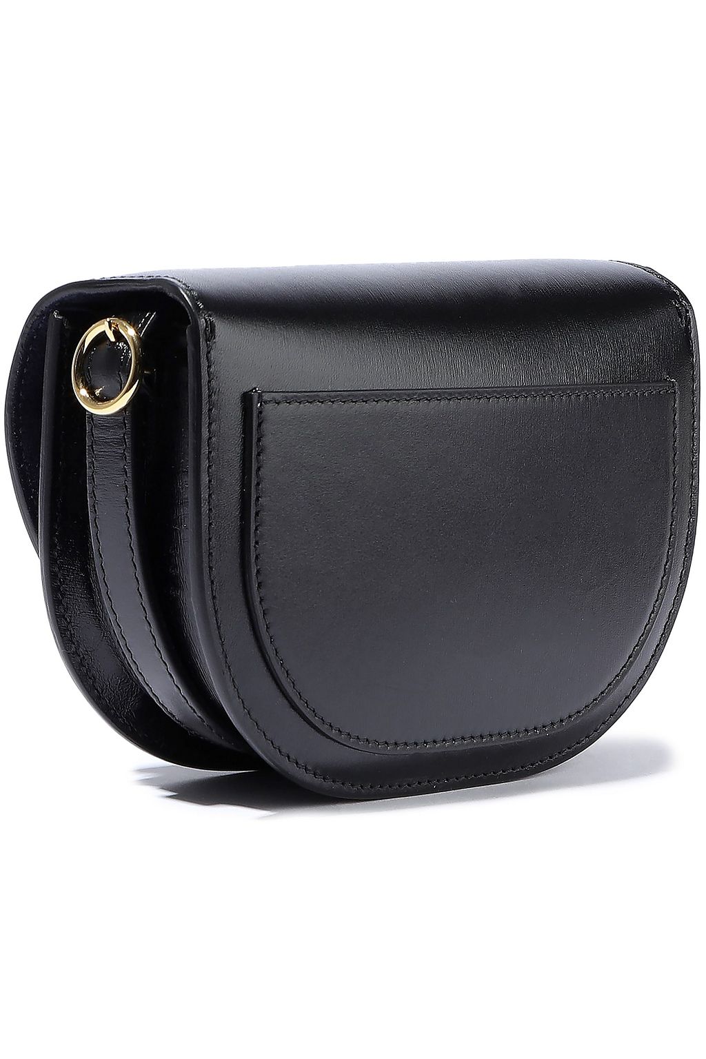 VICTORIA BECKHAM Half Moon color-block leather shoulder bag