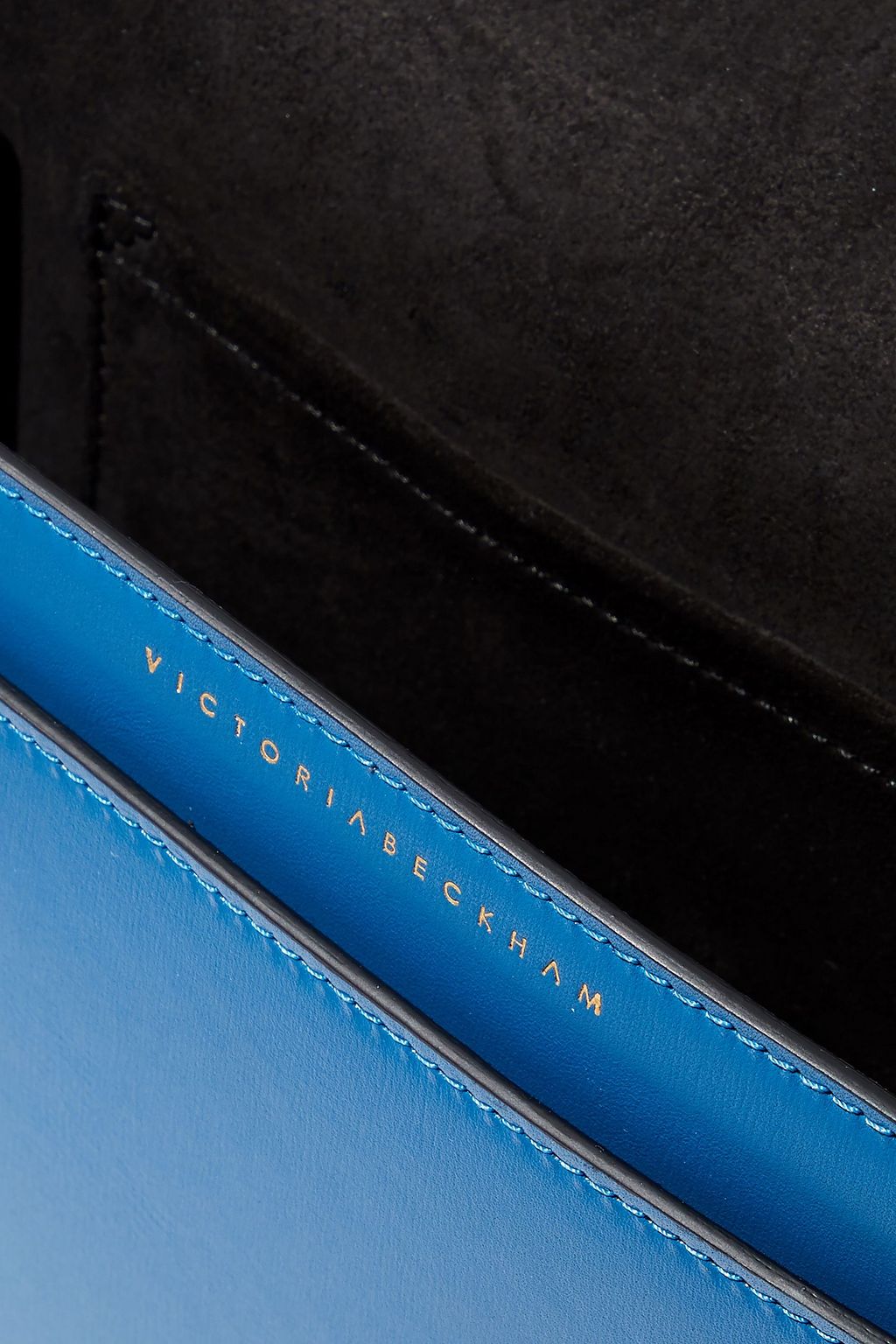 VICTORIA BECKHAM Half Moon Box color-block leather shoulder bag
